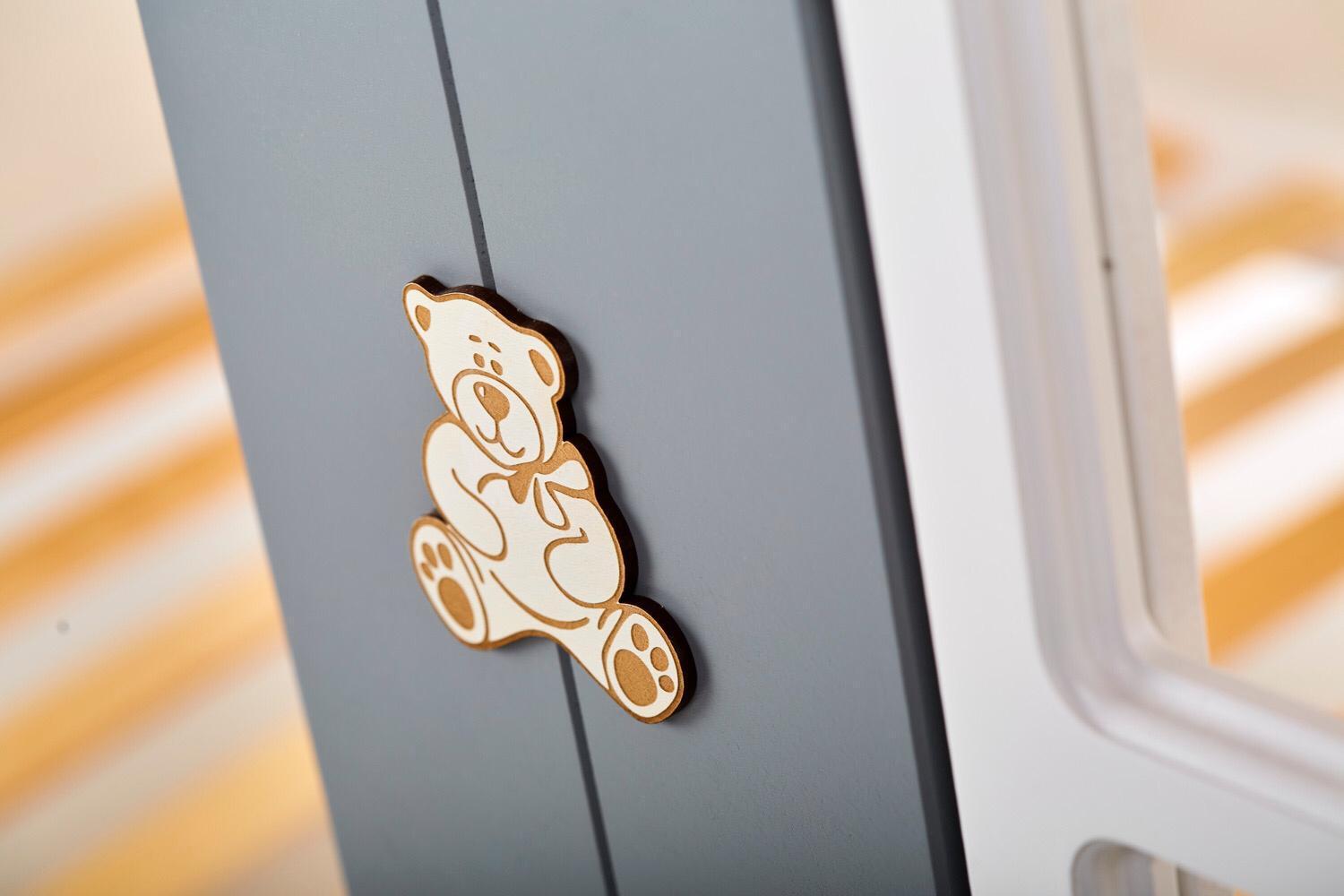 Kinderbett Hausbett Hochbett Kinder Etagenbett Holz Biologisch Personalisierbar - LeoBabys