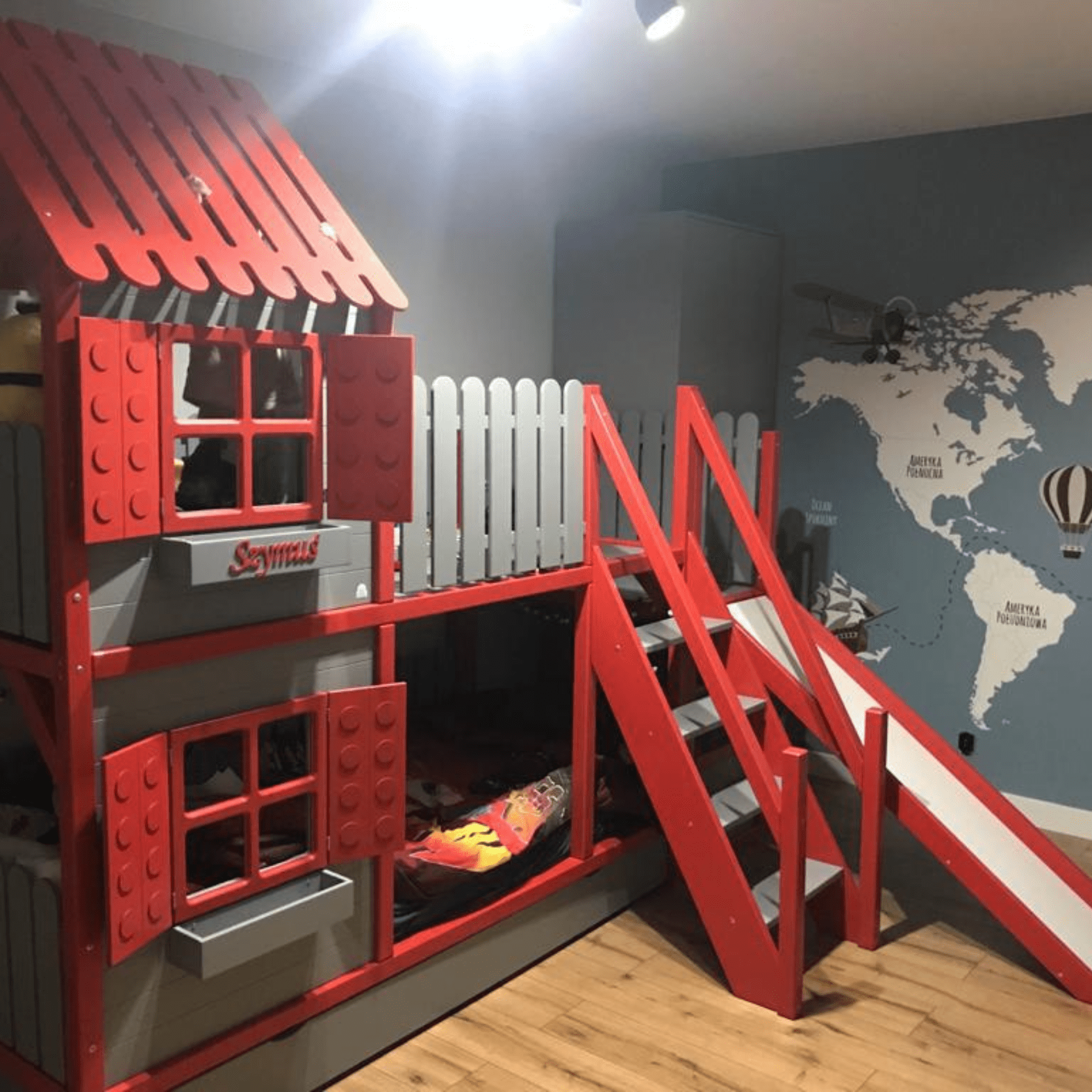 Kinderbett Hausbett Hochbett Kinder - LeoBabys