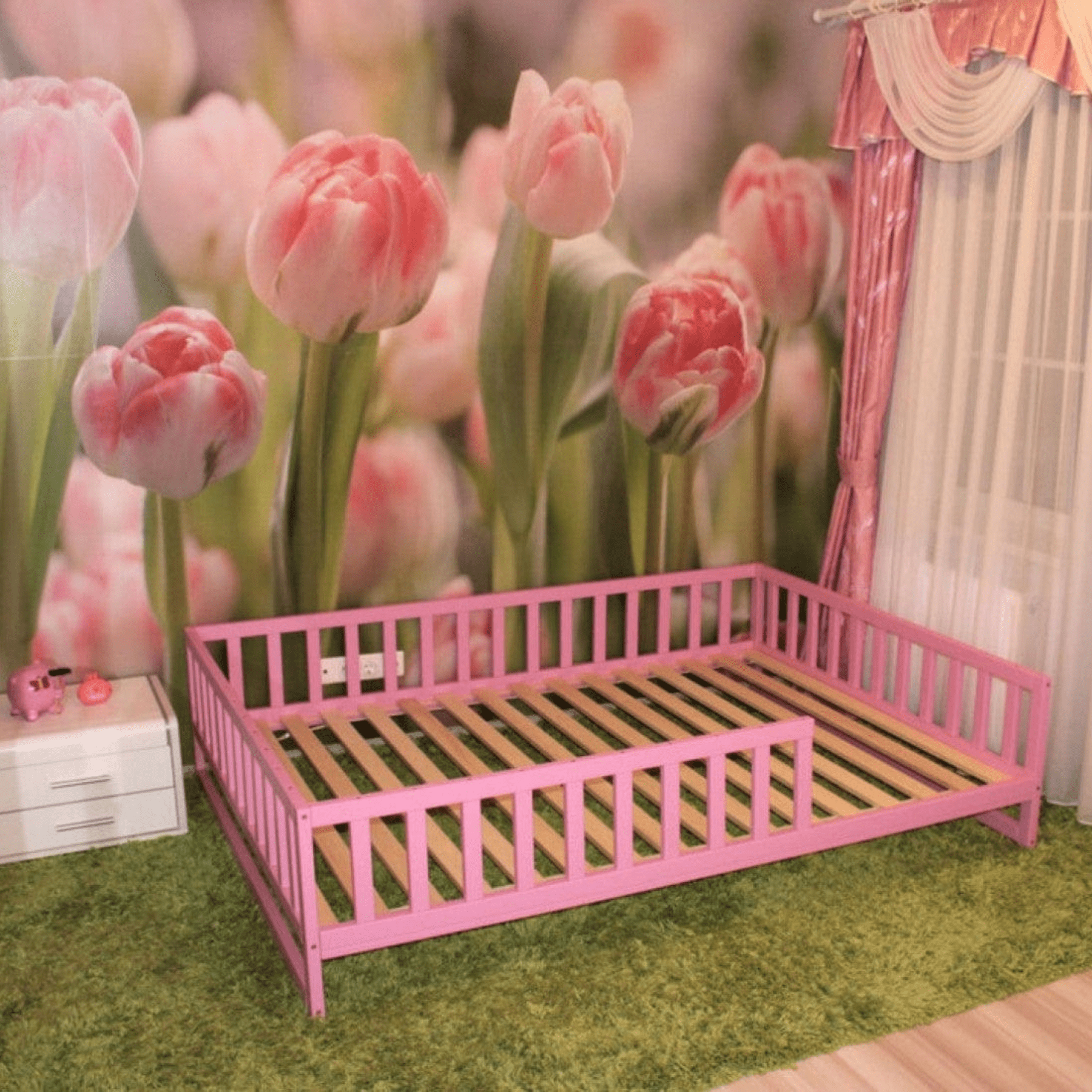 Kinderbett Montessori Bodenbett Floorbed - LeoBabys