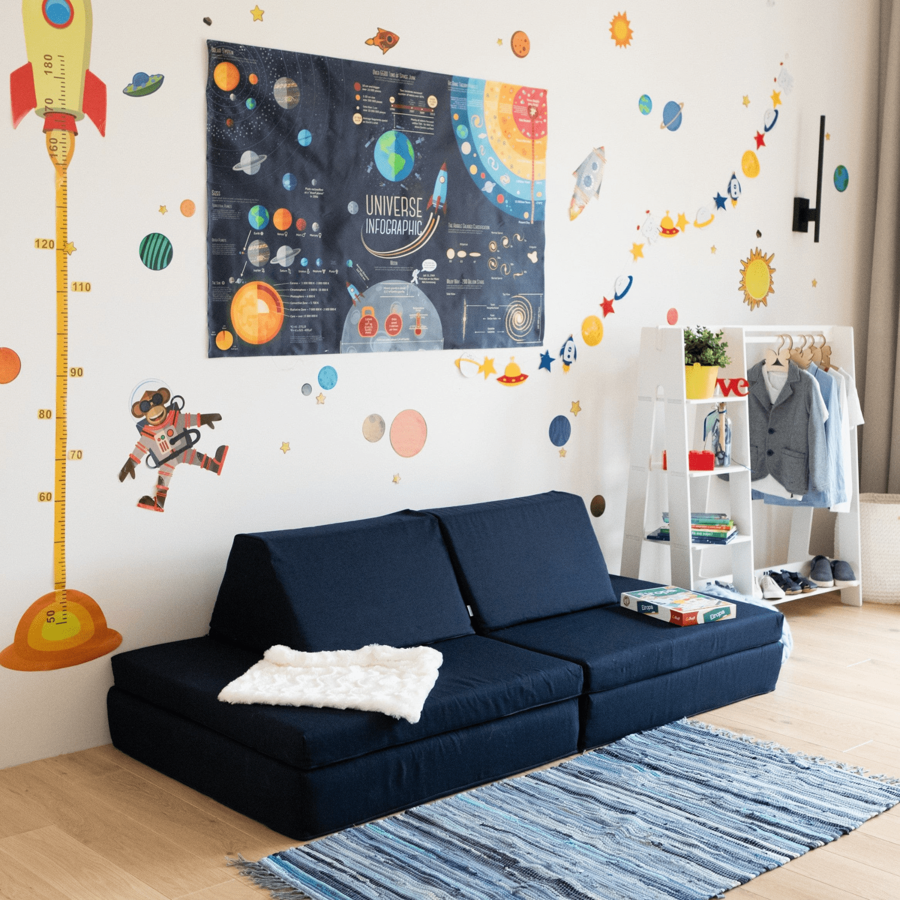 Kindersofa Kindercouch Spielsofa Klappbar - LeoBabys