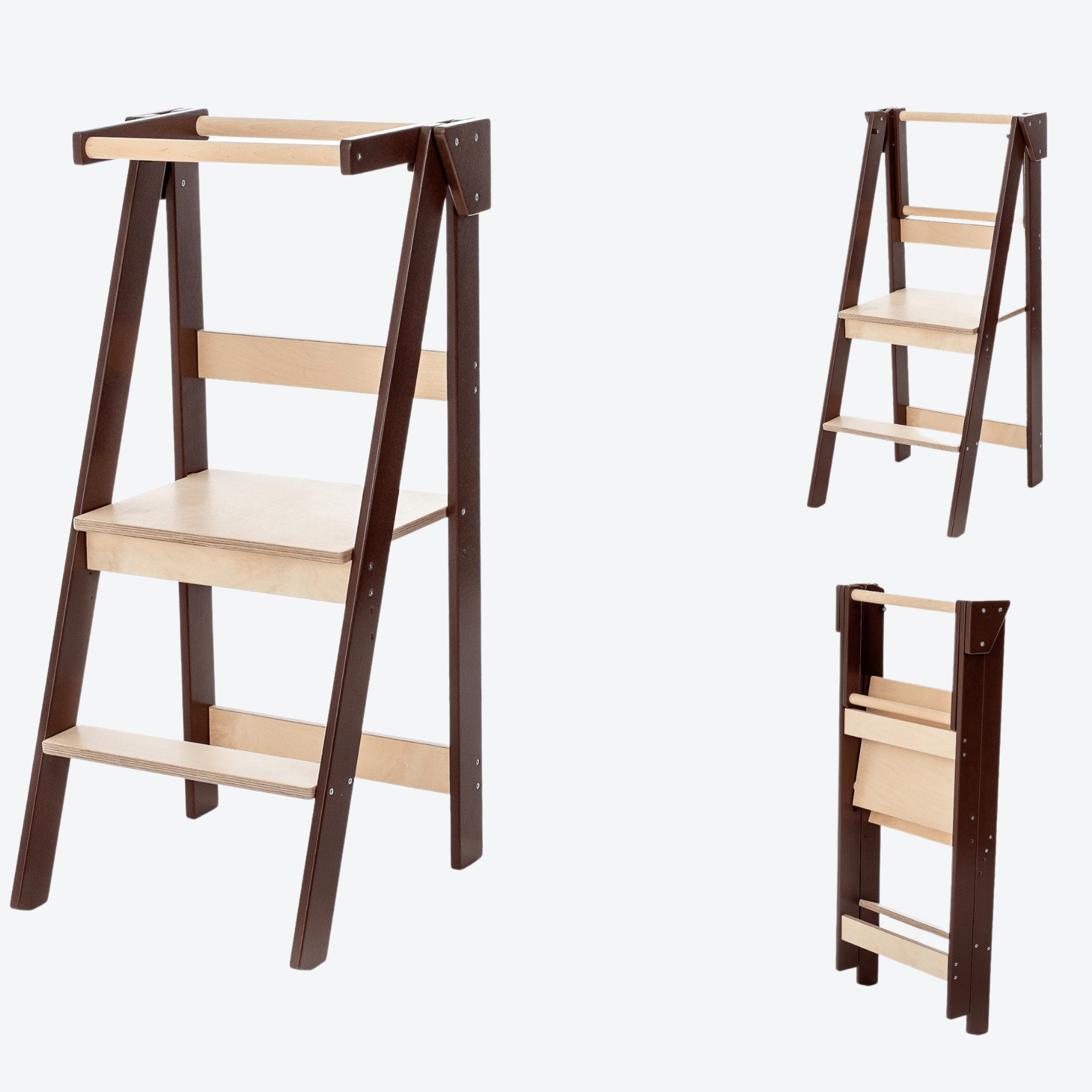 Lernturm Klappbar Learning Tower Platzsparend - LeoBabys