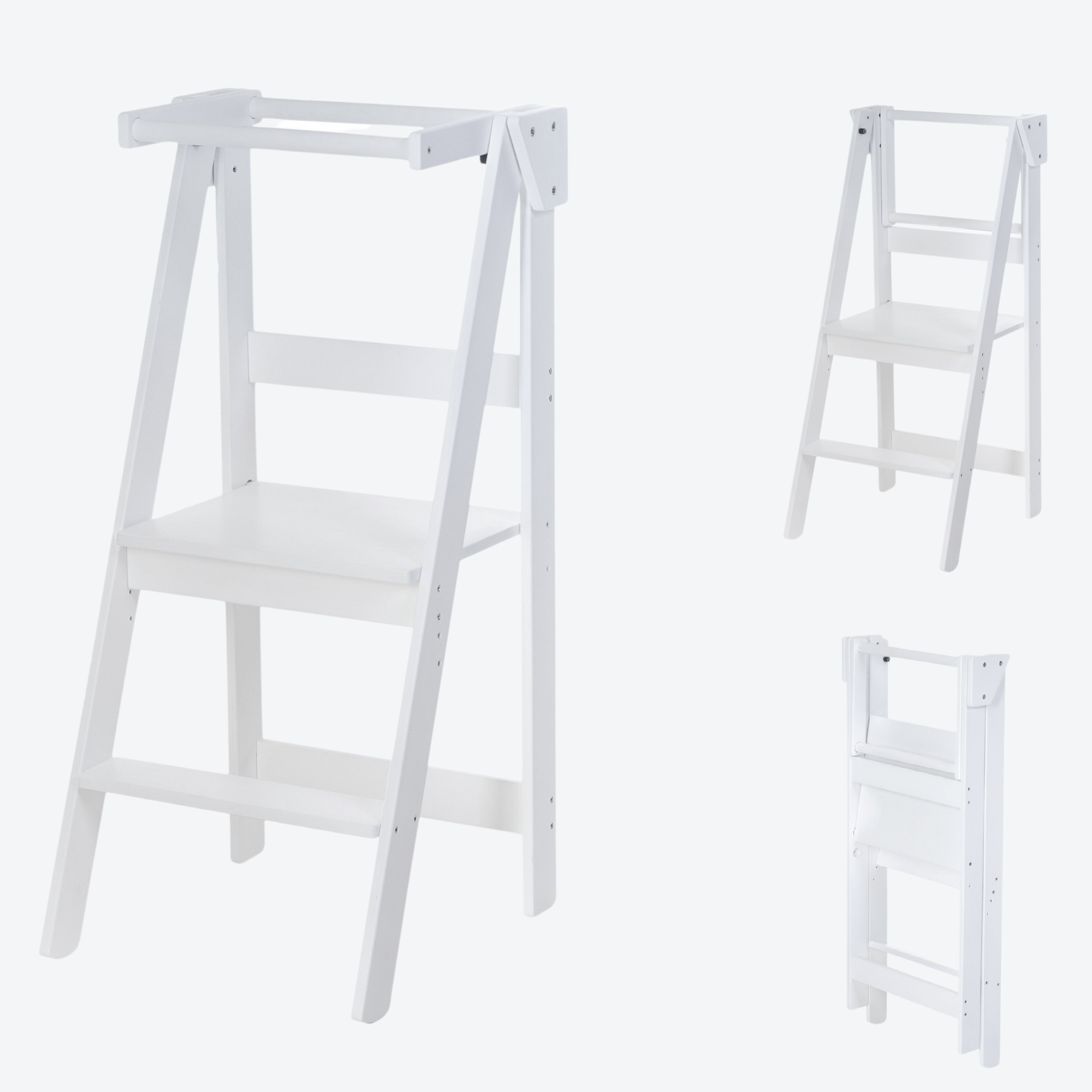 Lernturm Klappbar Learning Tower Platzsparend - LeoBabys