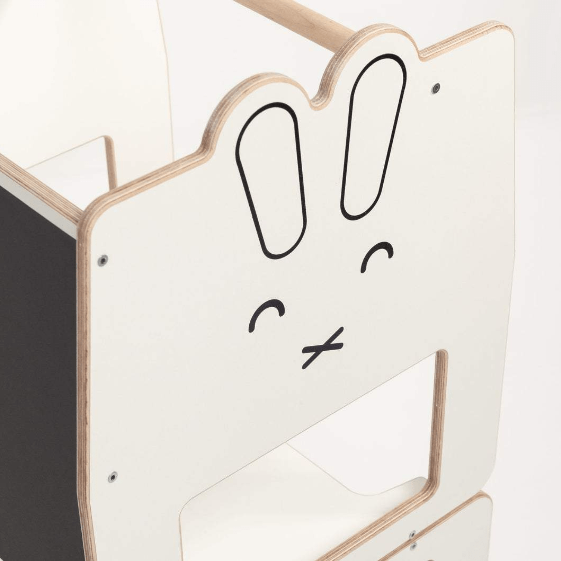 Lernturm Learning Tower mit Tafel Hase - LeoBabys