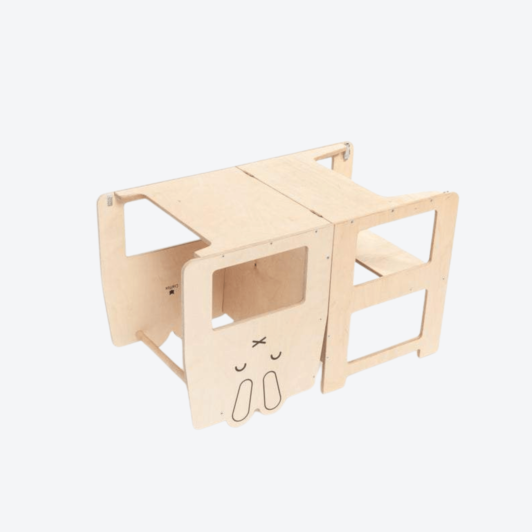 Lernturm Learning Tower mit Tafel Hase - LeoBabys