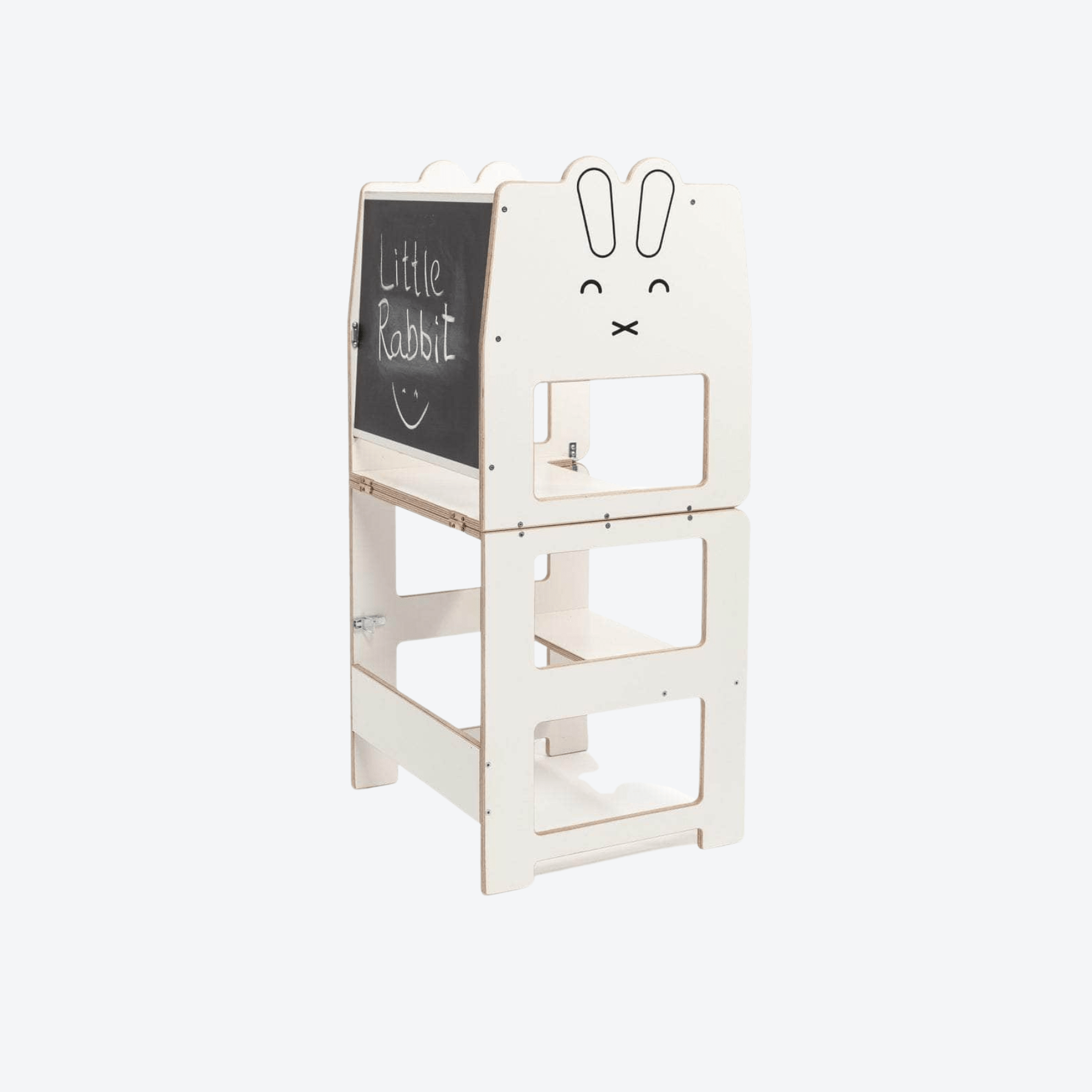 Lernturm Learning Tower mit Tafel Hase - LeoBabys