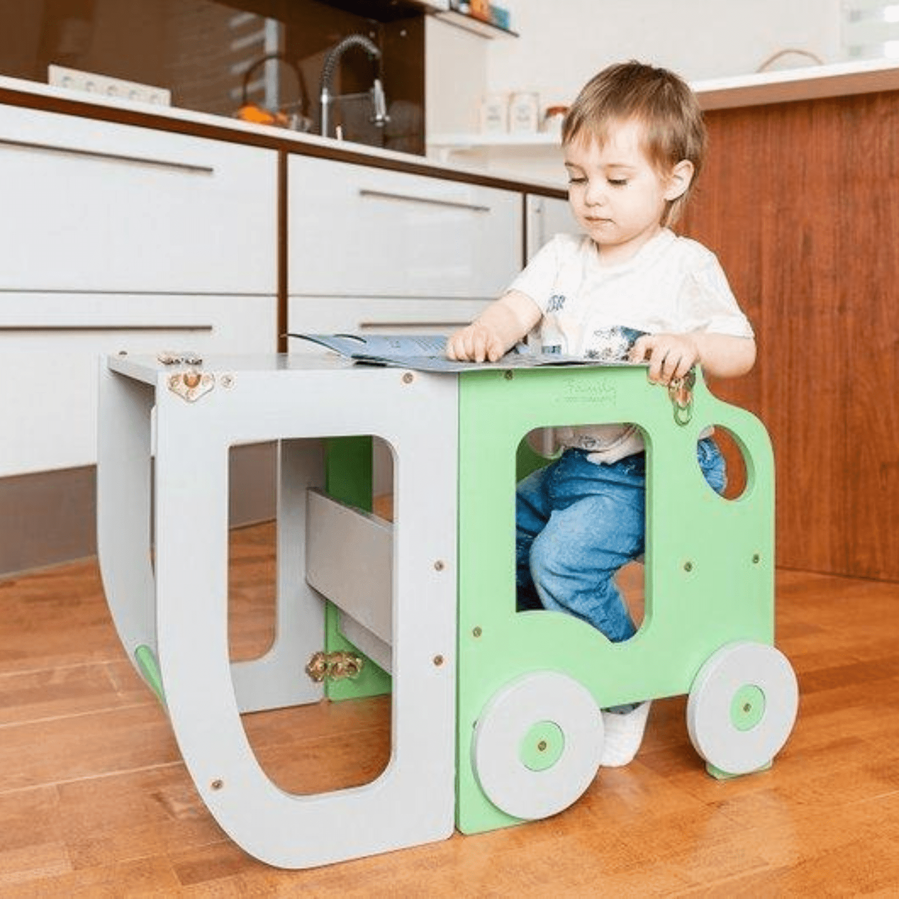 Lernturm Wandelbar Mehrfarbig Auto - LeoBabys