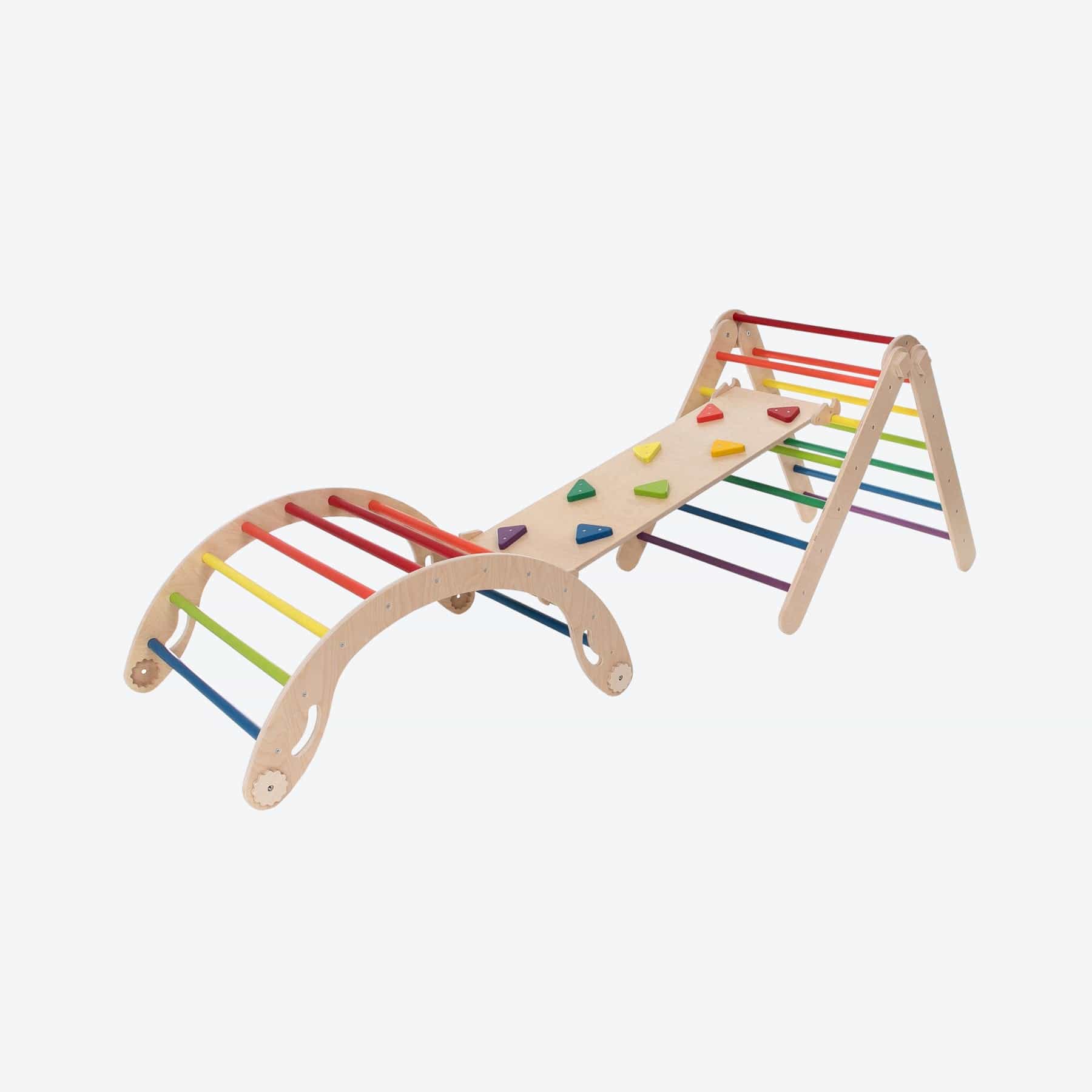 Pikler Dreieck Regenbogen - LeoBabys
