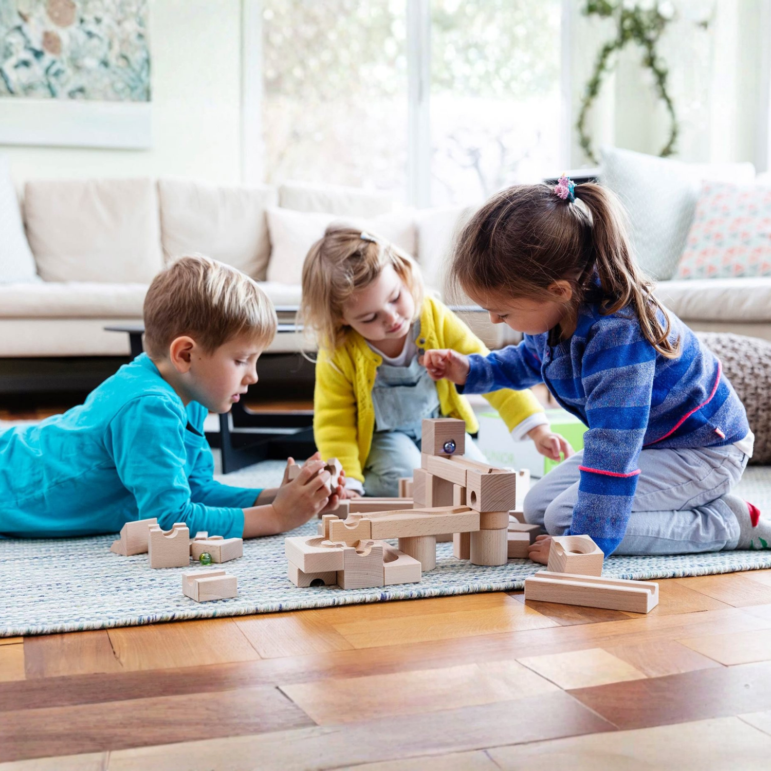 CUBORO Kugelbahn – Kreatives Holzspielzeug für Kinder