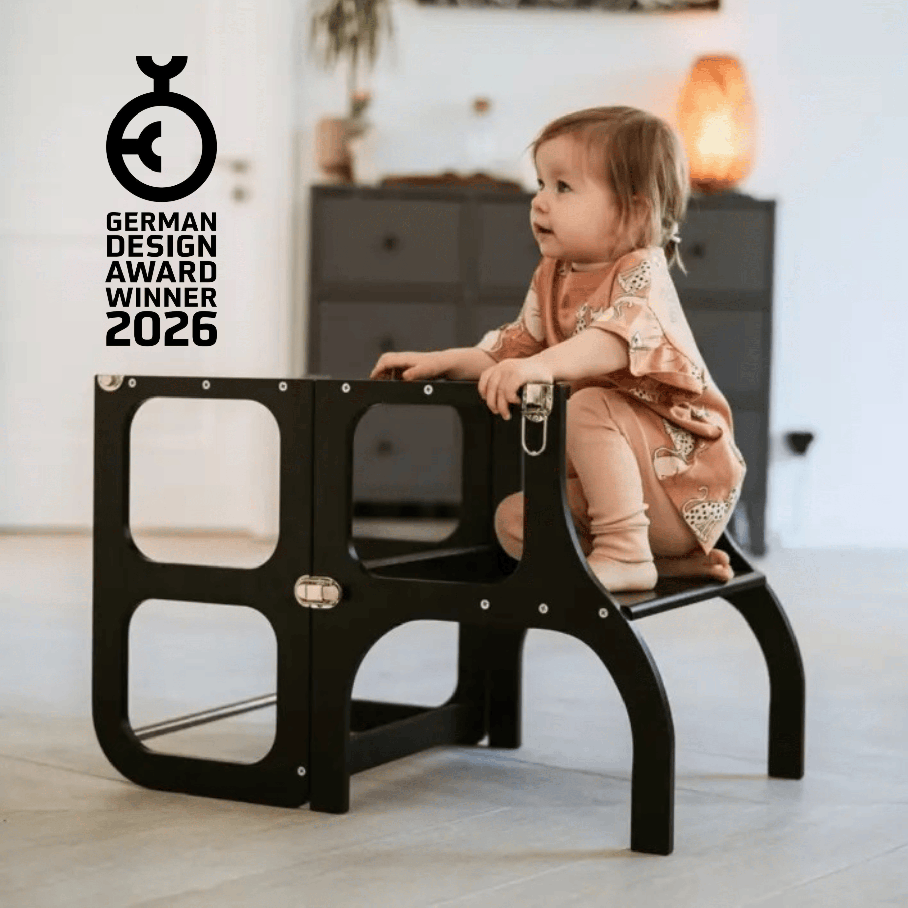 STEP’n’SIT Wandelbare Montessori Lernturm und Tisch 2in1 - LeoBabys