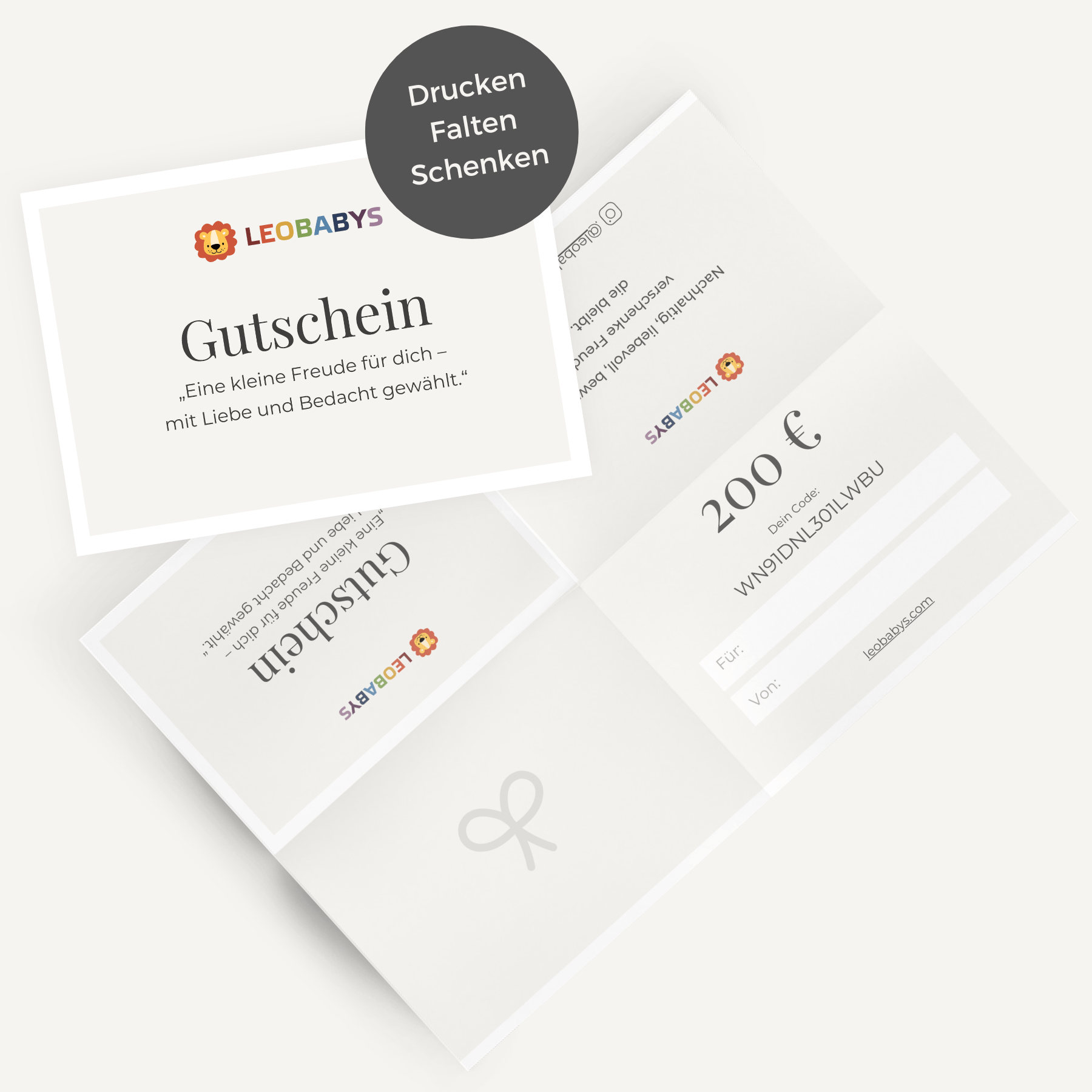 200€ Geschenkgutschein - LeoBabys