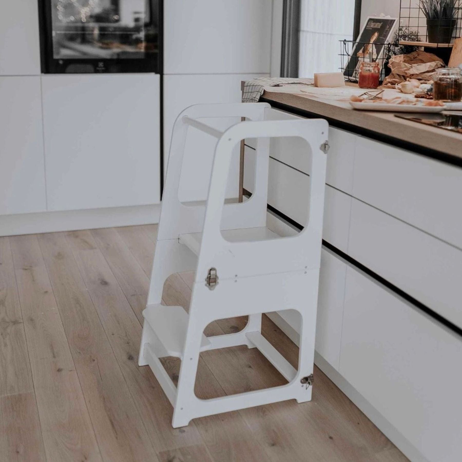 2 - in - 1 wandelbarer Küchenturm - Lernturm - Lernturm und Tisch - LeoBabys