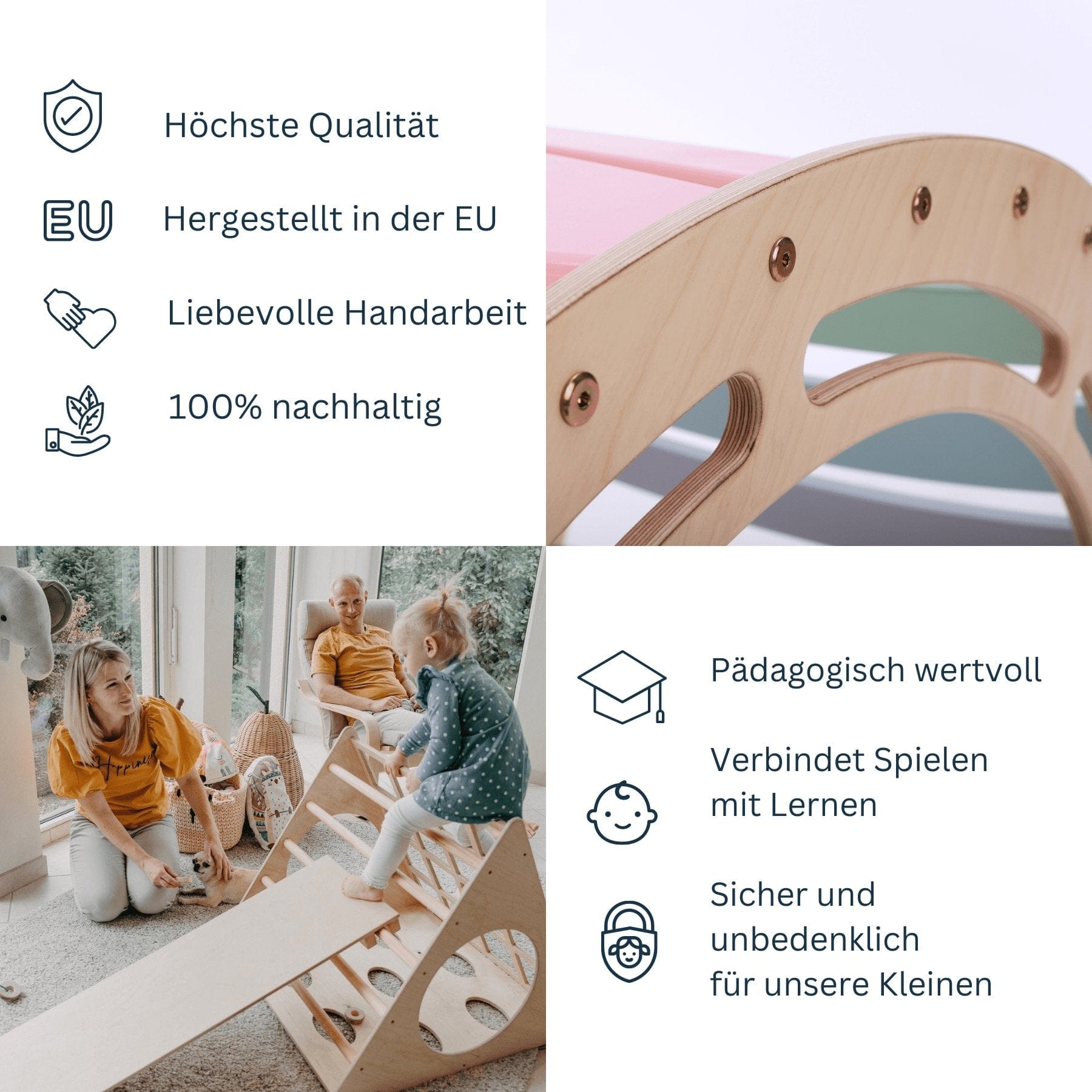 2in1 wandelbarer Montessori Lernturm Küchenhelfer klappbar stylischer Lernturm - LeoBabys