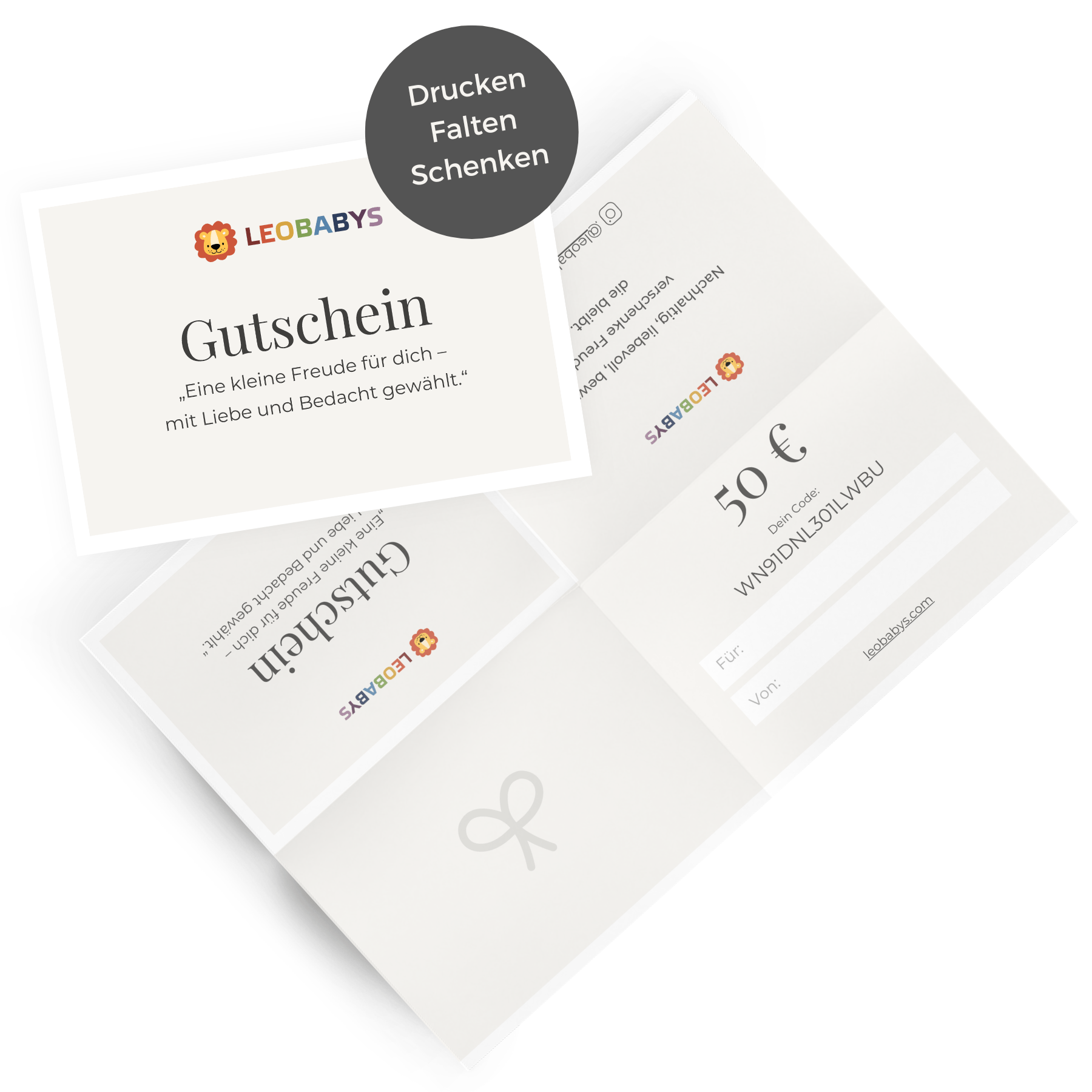 50€ Geschenkgutschein - LeoBabys