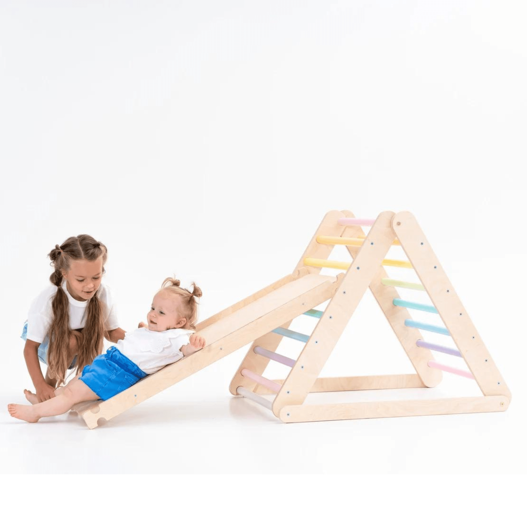Pikler Dreieck Variation Kletterbogen, Kletter- und Rutschrampe - LeoBabys