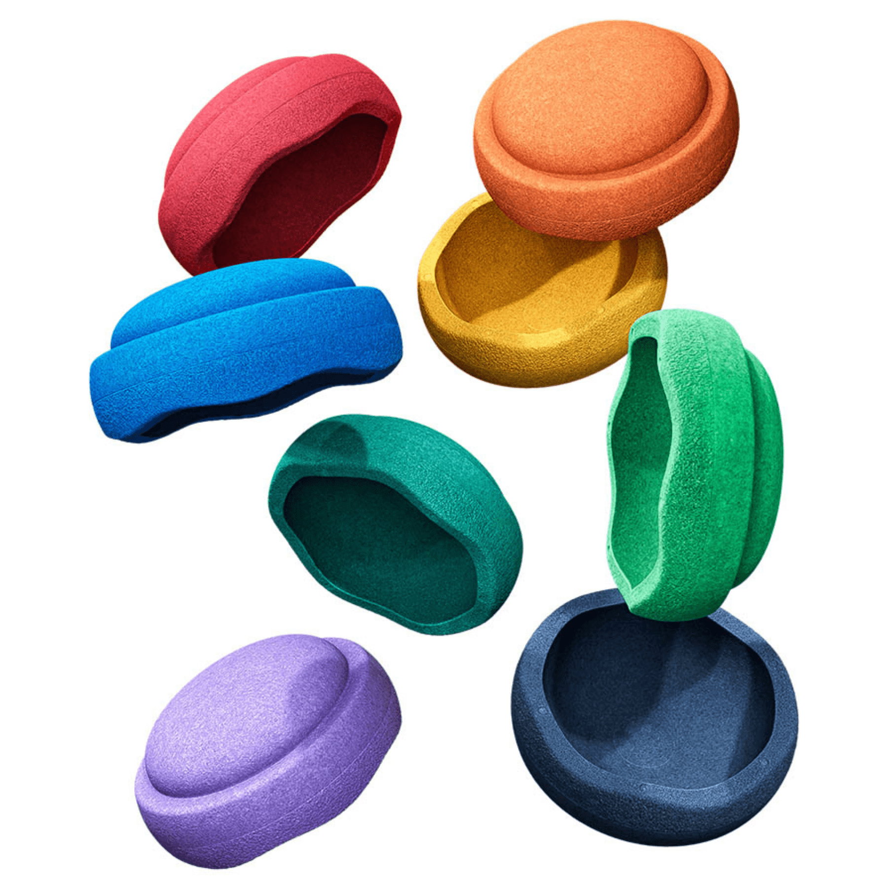 Stapelstein® Original Regenbogen 8er Set + "Gratis Übungsheft" - LeoBabys