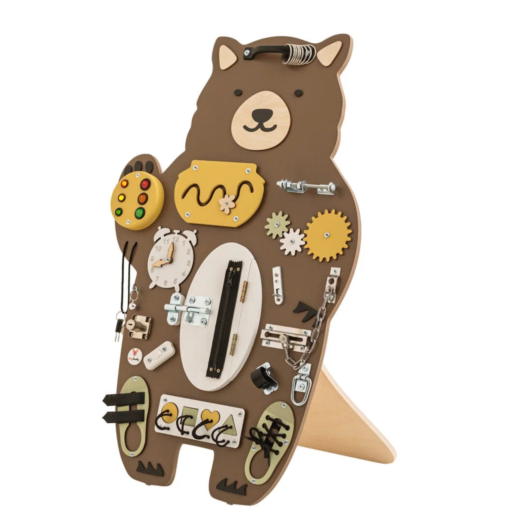 Activity Board Montessori Busy Board Bär - Bruno - LeoBabys 