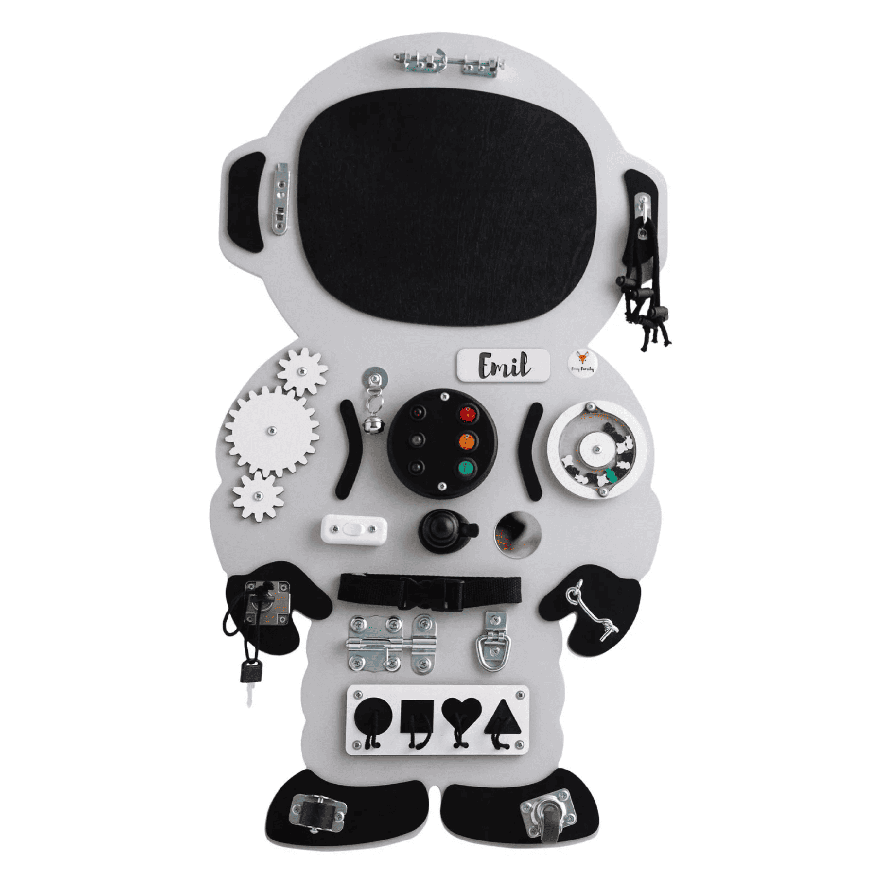 Activity Board Montessori Busy Board - Astronaut Neil