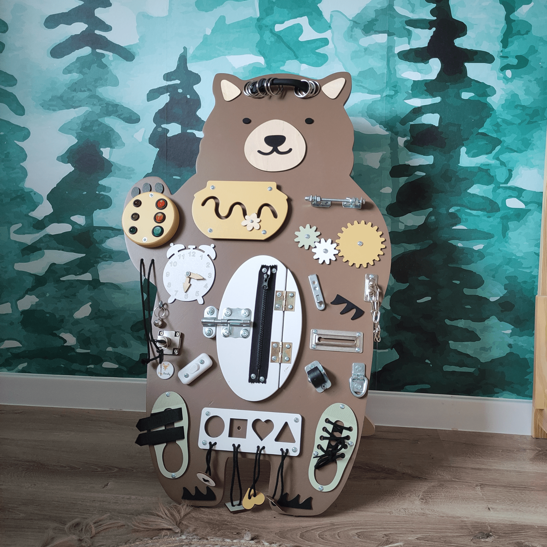 Tableau d'activités Busy Board Fox - Nina