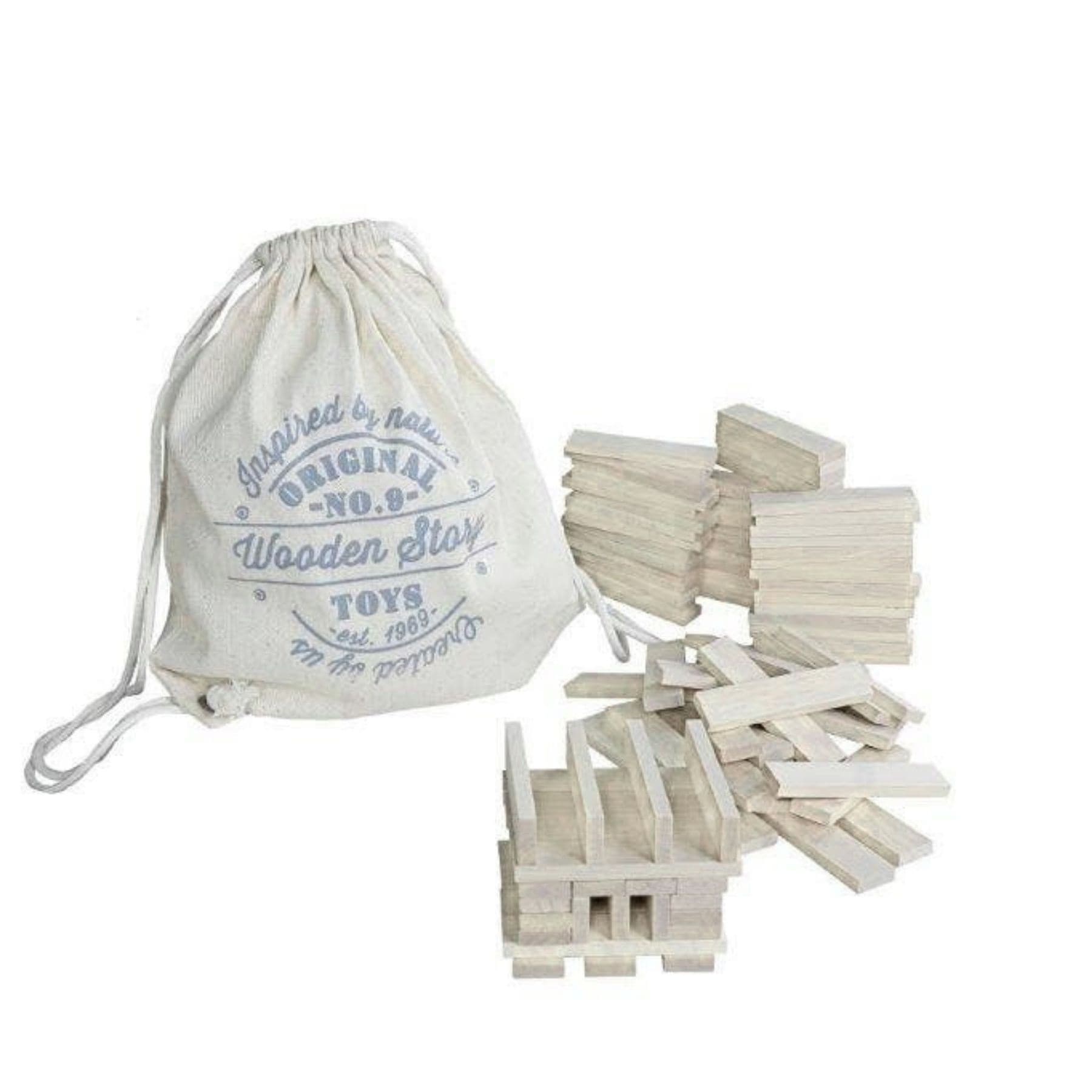 Architectural Blocks - 100 oder 200 Holzbausteine | Wooden Story