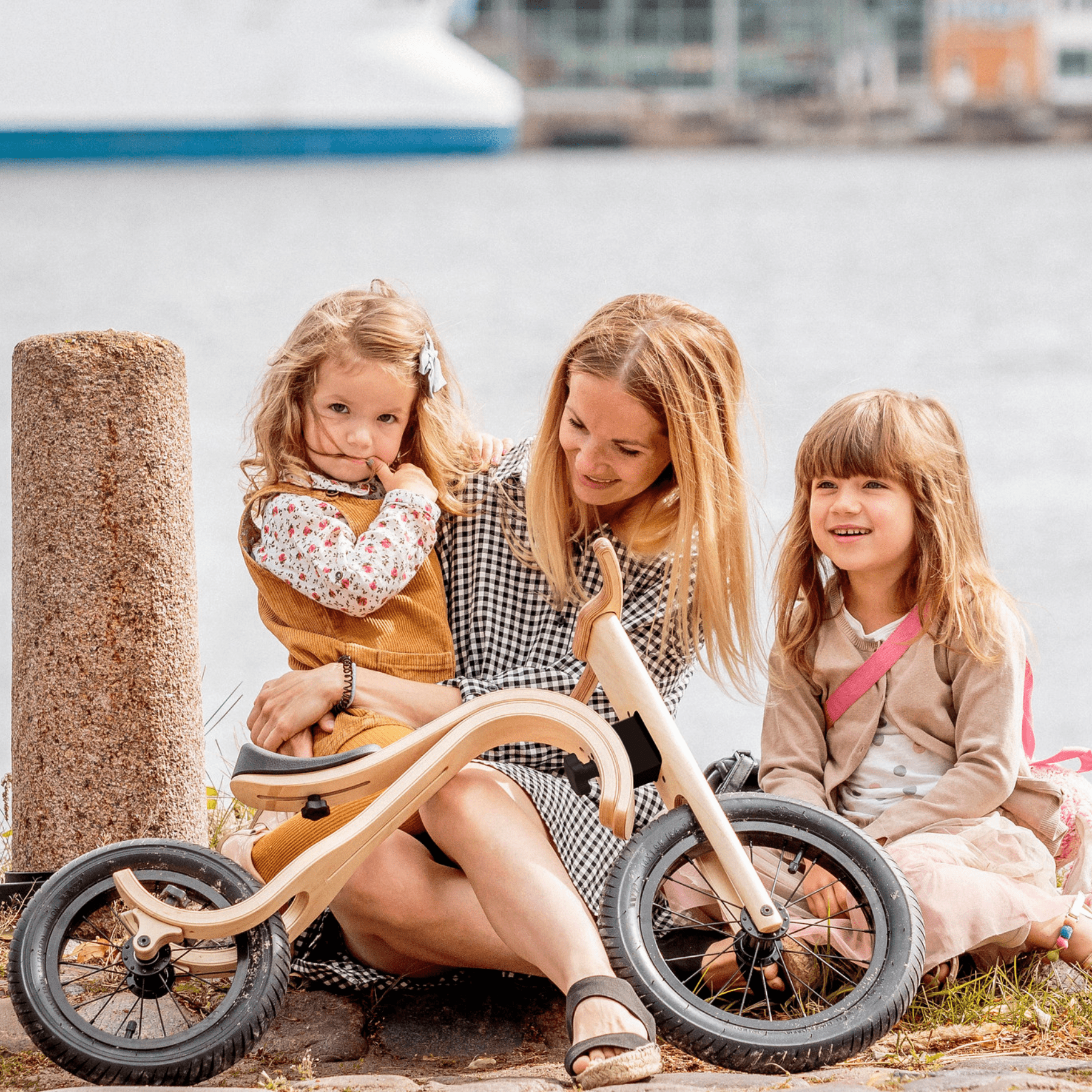 Balance Bike 3in1 Laufrad aus Holz - LeoBabys