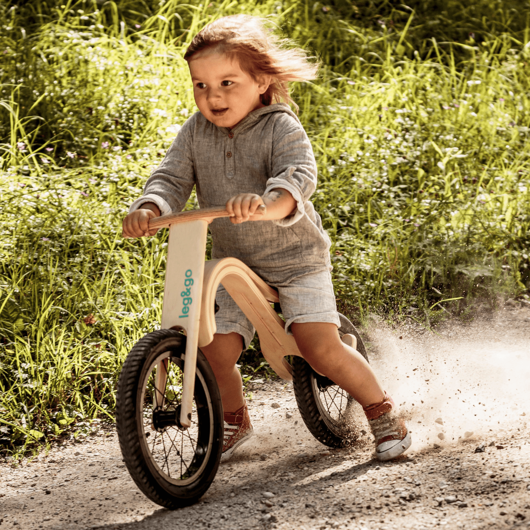 Balance Bike 3in1 Laufrad aus Holz - LeoBabys