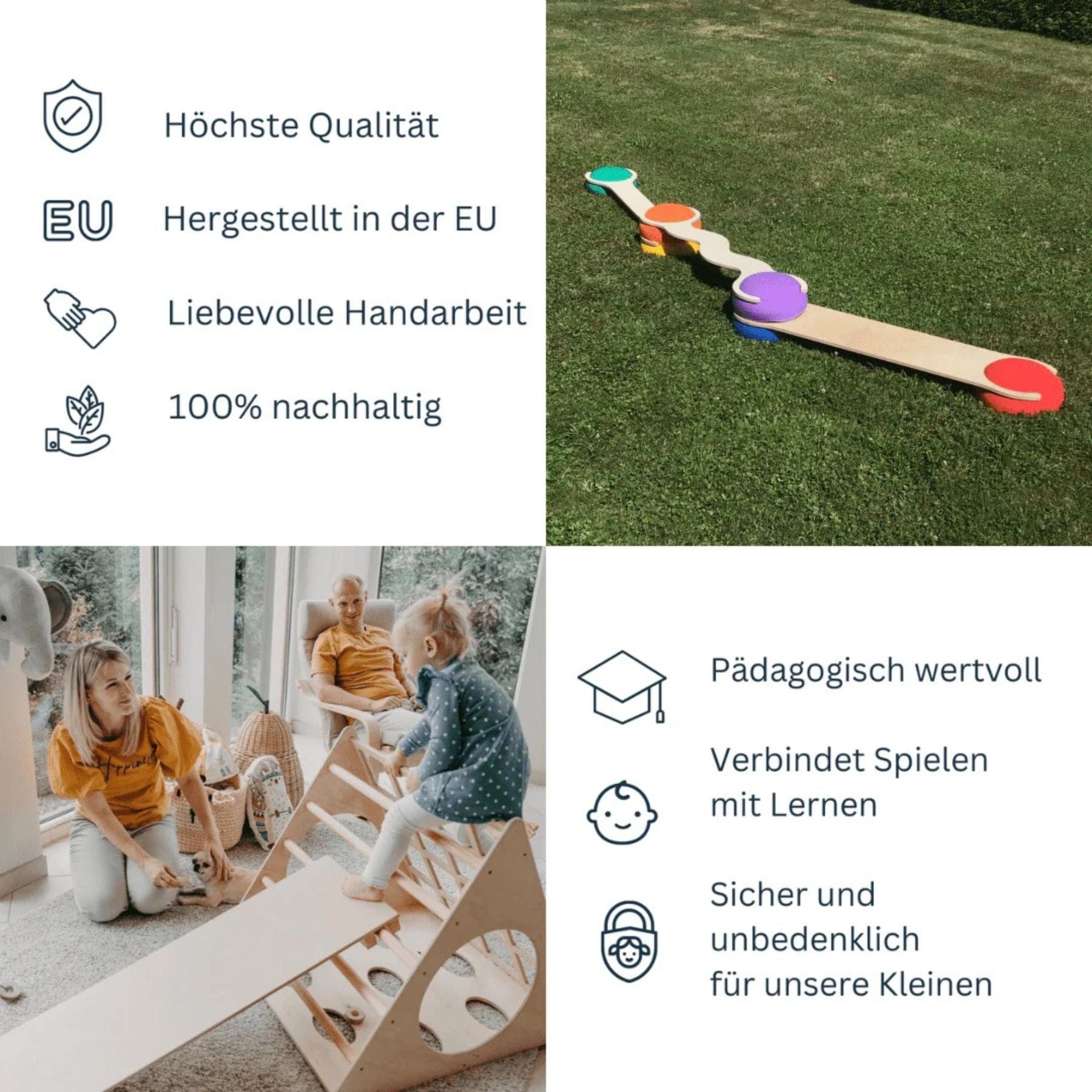 Balance Board - Mouse Hole Game Board Balancing Bridge