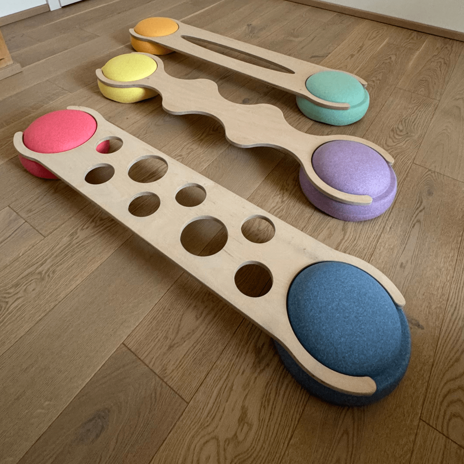 Balancebrücken Balancierbretter Balanciersteg 3er Set Nr.2
