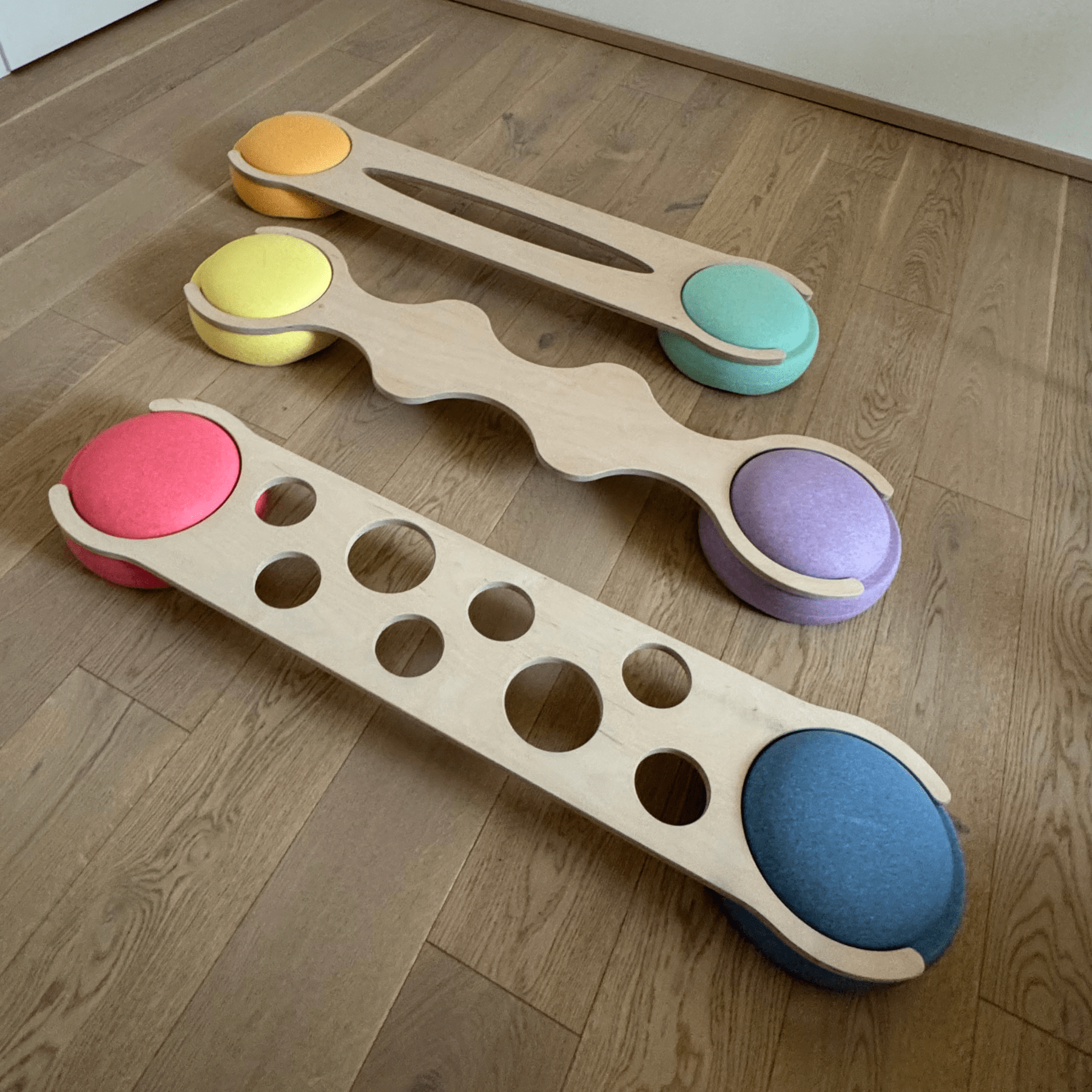 Balancebrücken Balancierbretter Balanciersteg 3er Set Nr.2