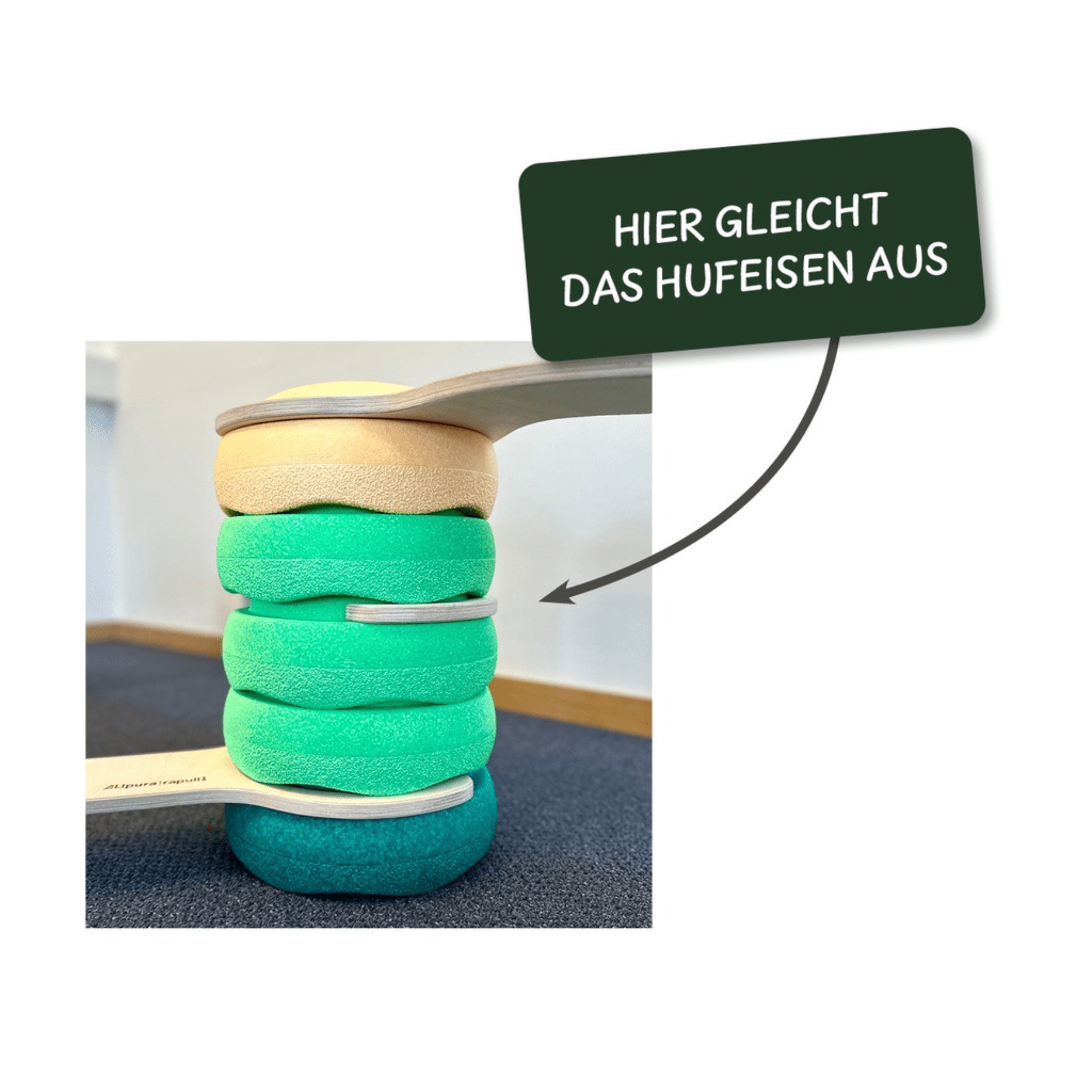 Balancebrücken Balancierbretter Balanciersteg 3er Set Nr.2