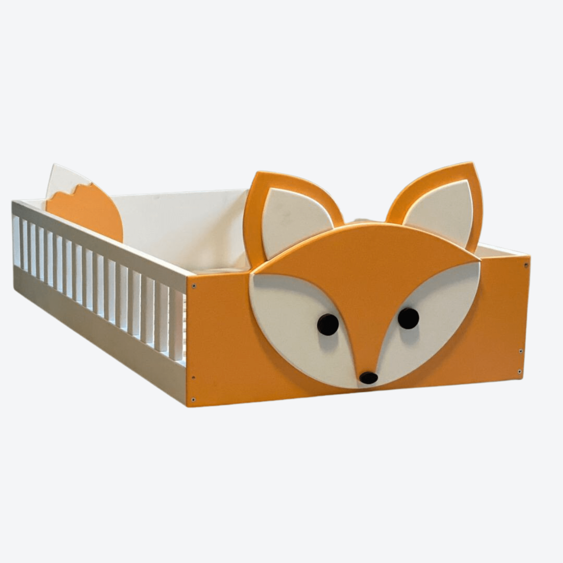 Bodenbett Montessori Kinder Holz Fuchs - LeoBabys