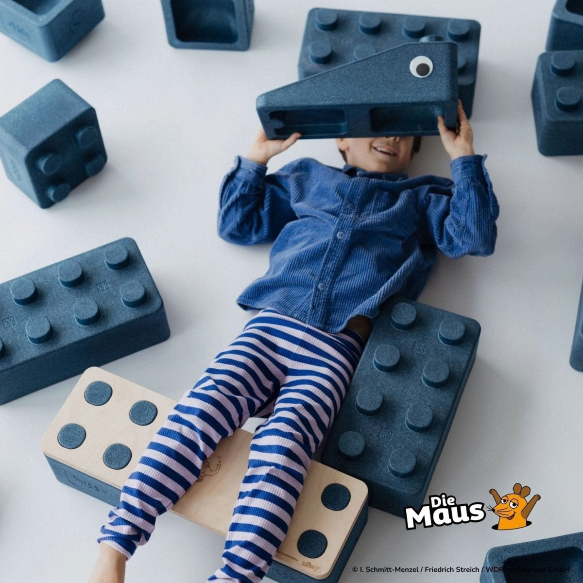 Balancierbretter bygge x Die Maus Multifunktionsbrett aus Holz mit Motiv