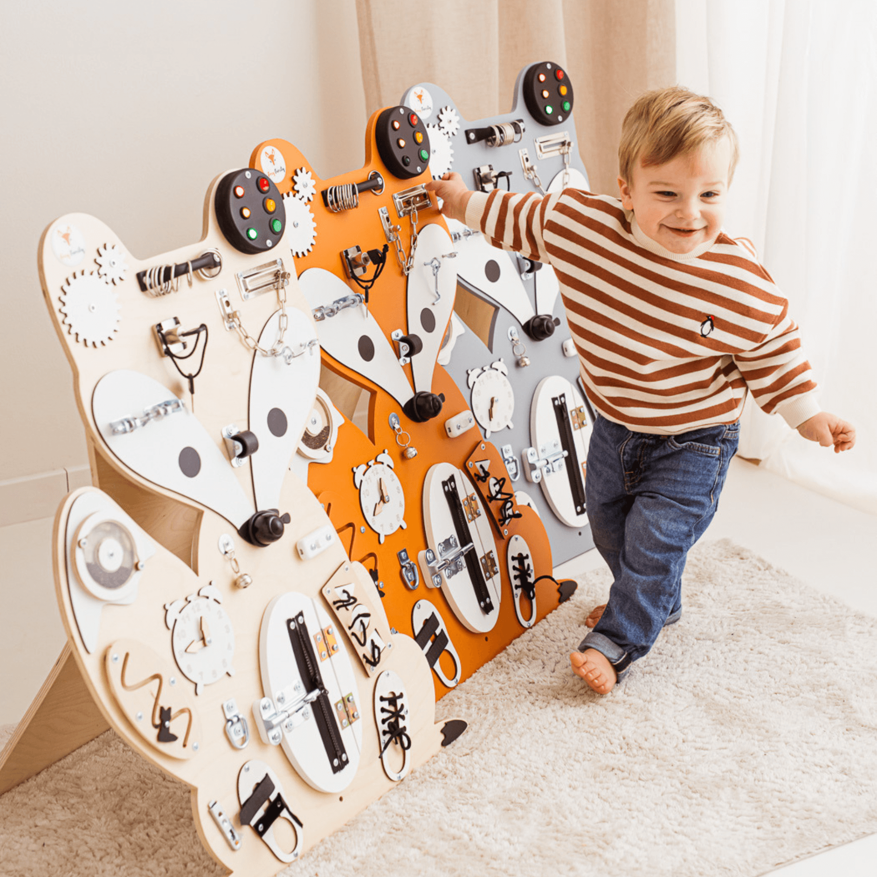 Busy Board - Activity Board - Fuchs orange "Nick Wilde" - LeoBabys