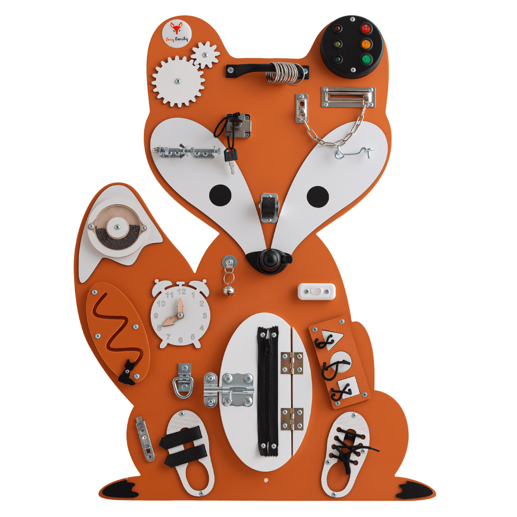 Busy Board - Activity Board - Fuchs orange "Nick Wilde" - LeoBabys
