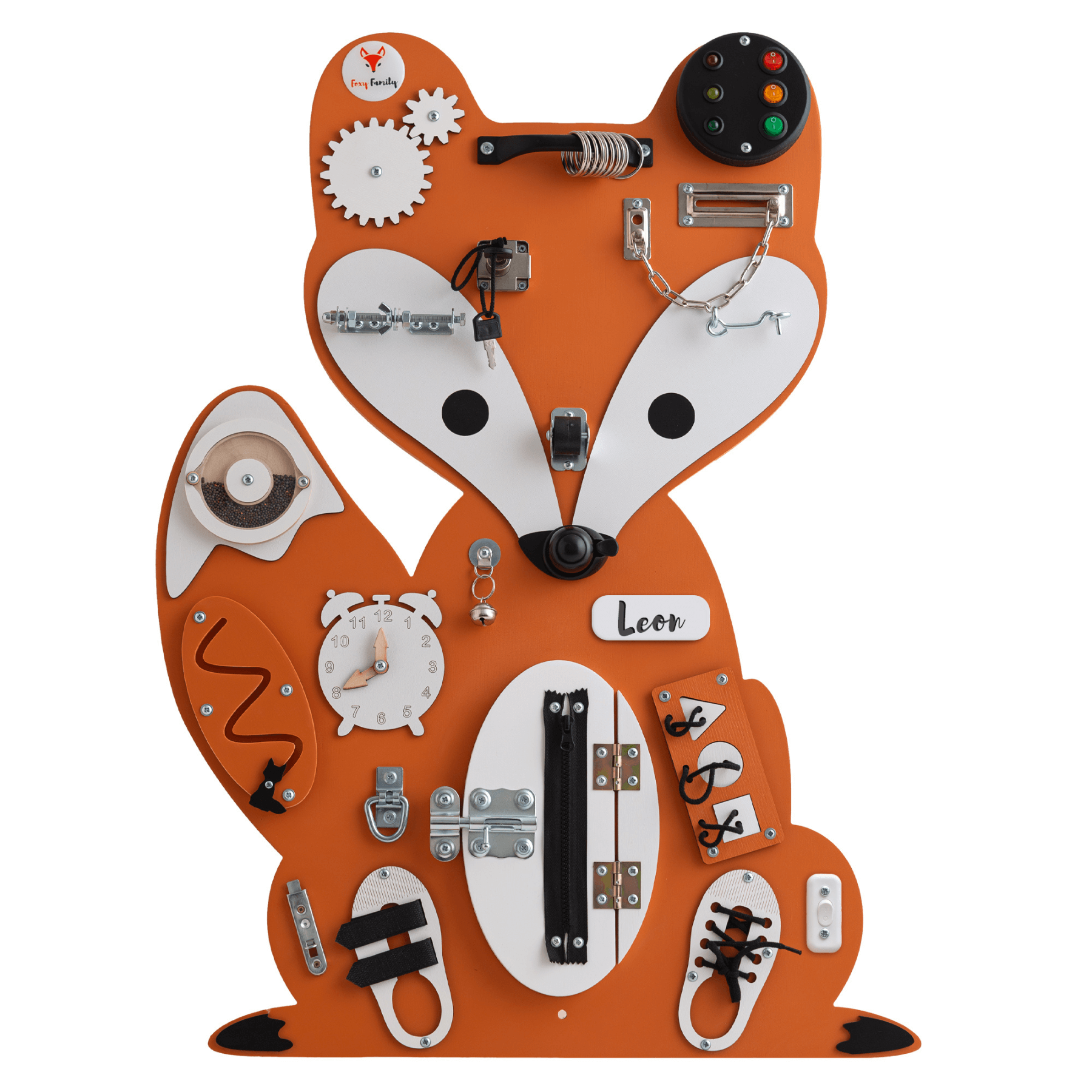 Busy Board - Activity Board - Fuchs orange "Nick Wilde" - LeoBabys