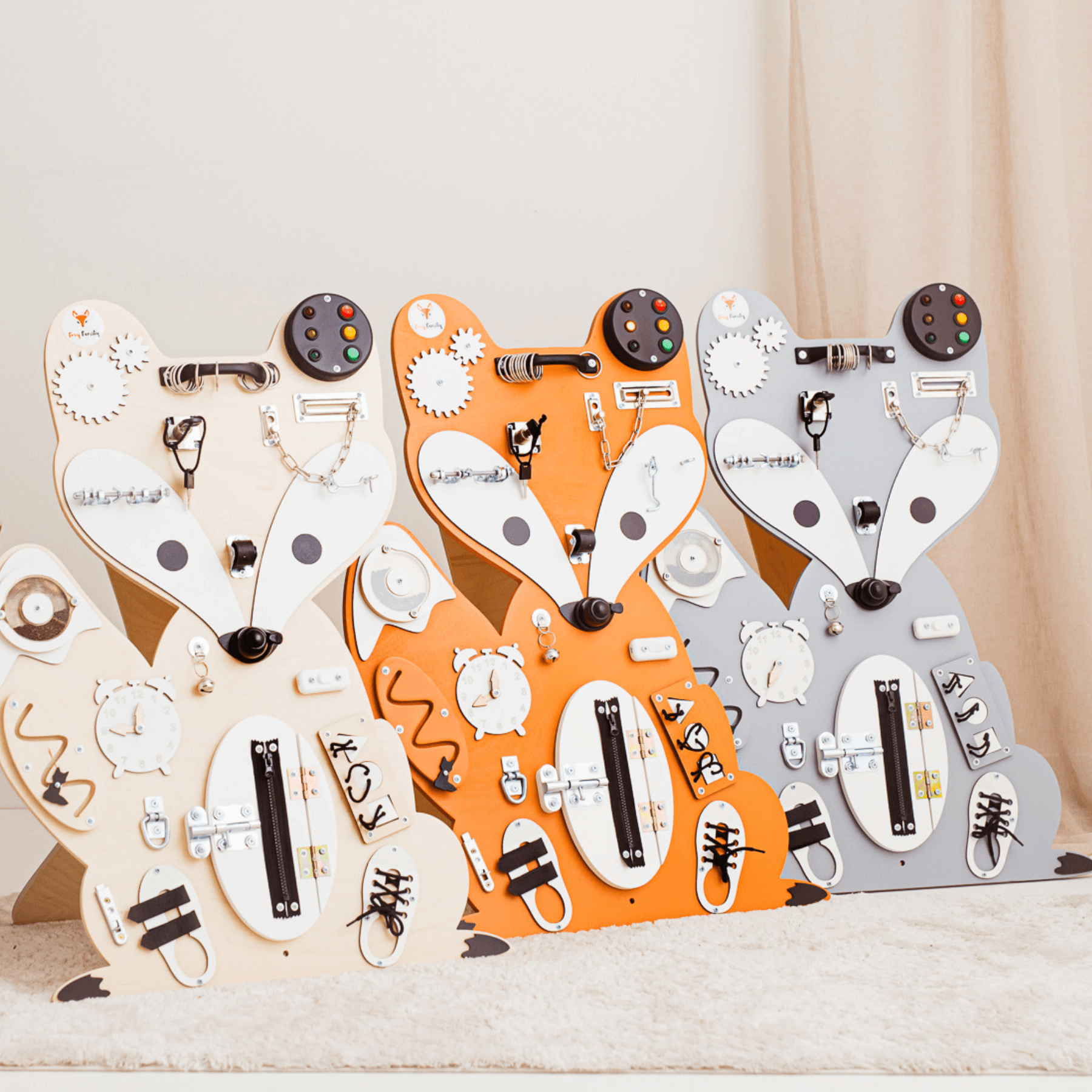 Busy Board - Activity Board - Fuchs orange "Nick Wilde" - LeoBabys