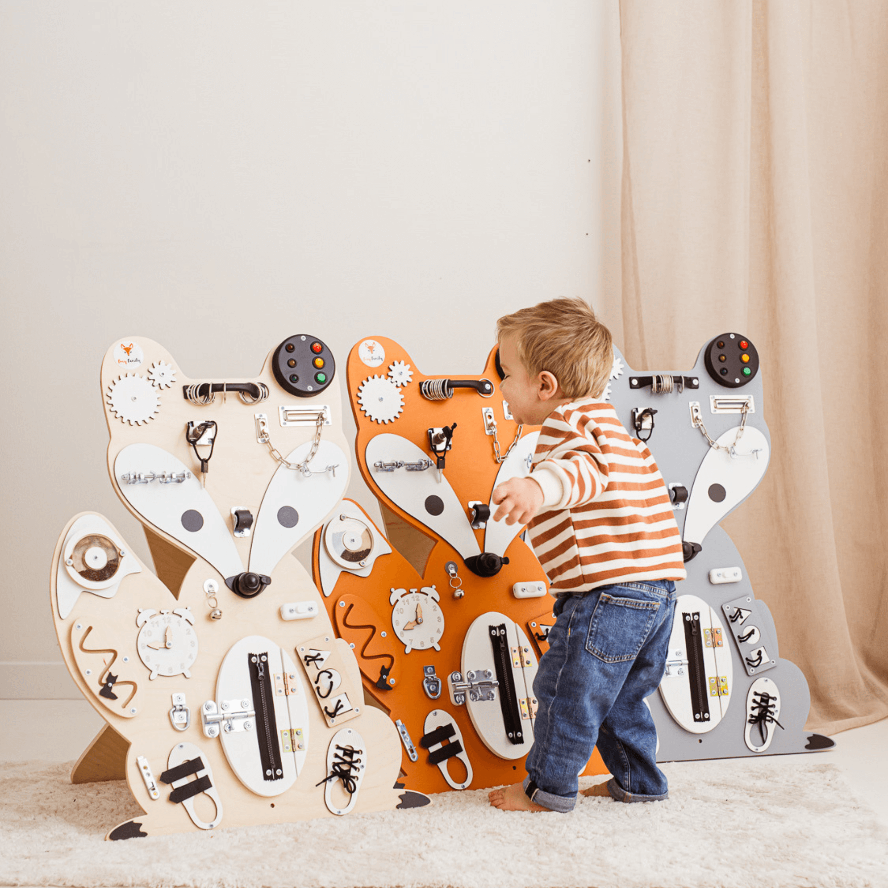 Busy Board - Activity Board - Fuchs orange "Nick Wilde" - LeoBabys