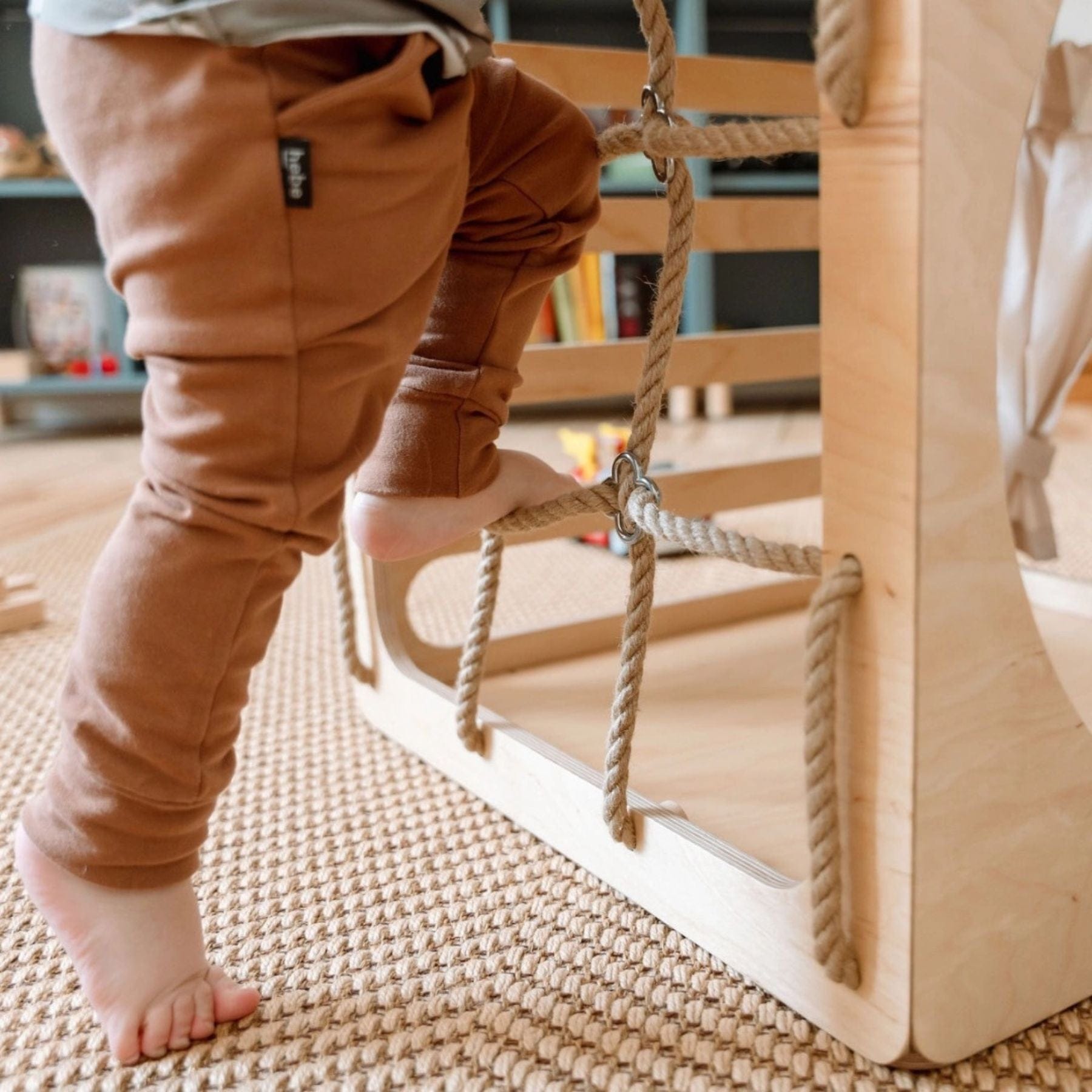 CUBITRI Kletterwürfel – Pikler-inspiriert (Seile/Fenster) - LeoBabys