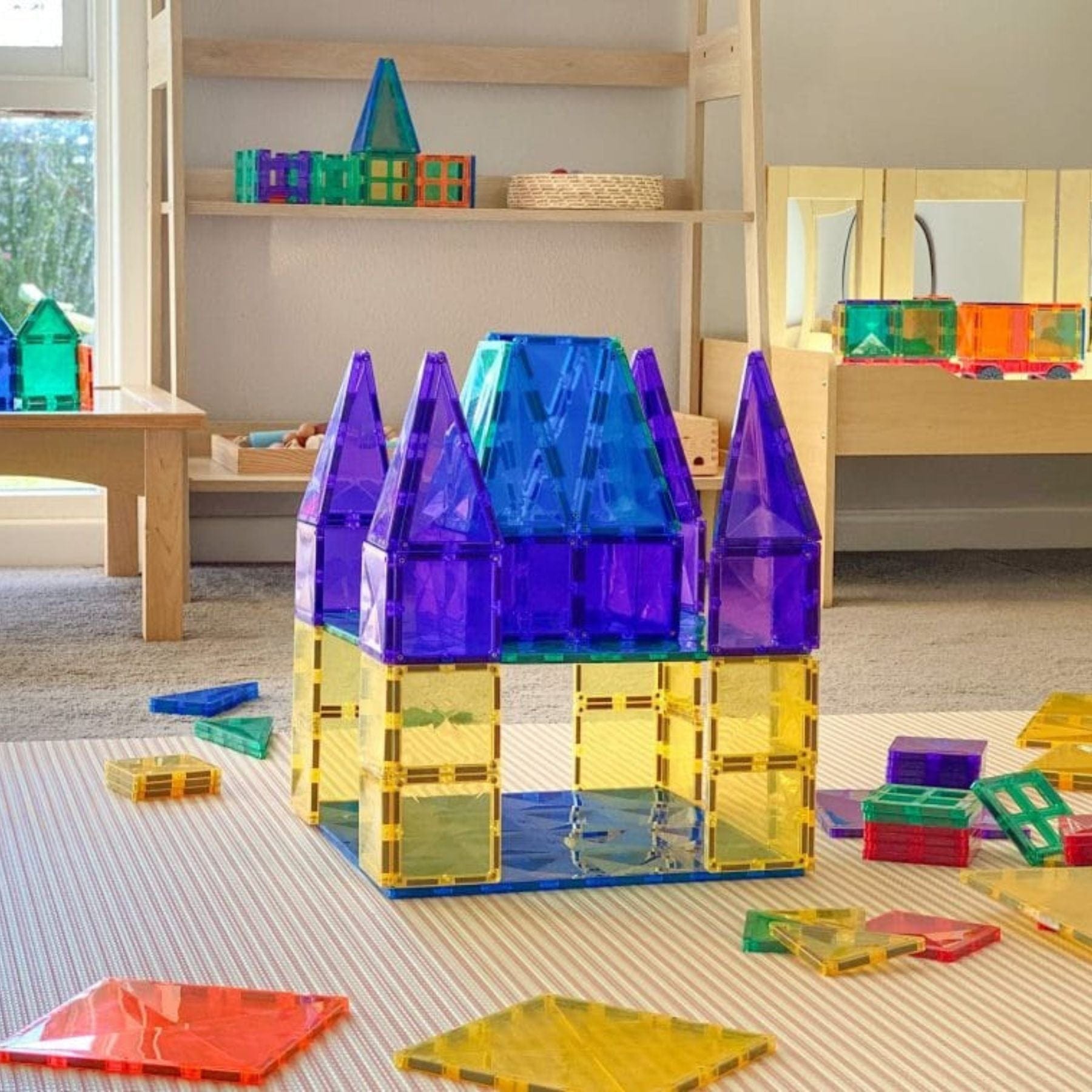 Connetix Rainbow Base Plate Pack — Blau & Grün - LeoBabys