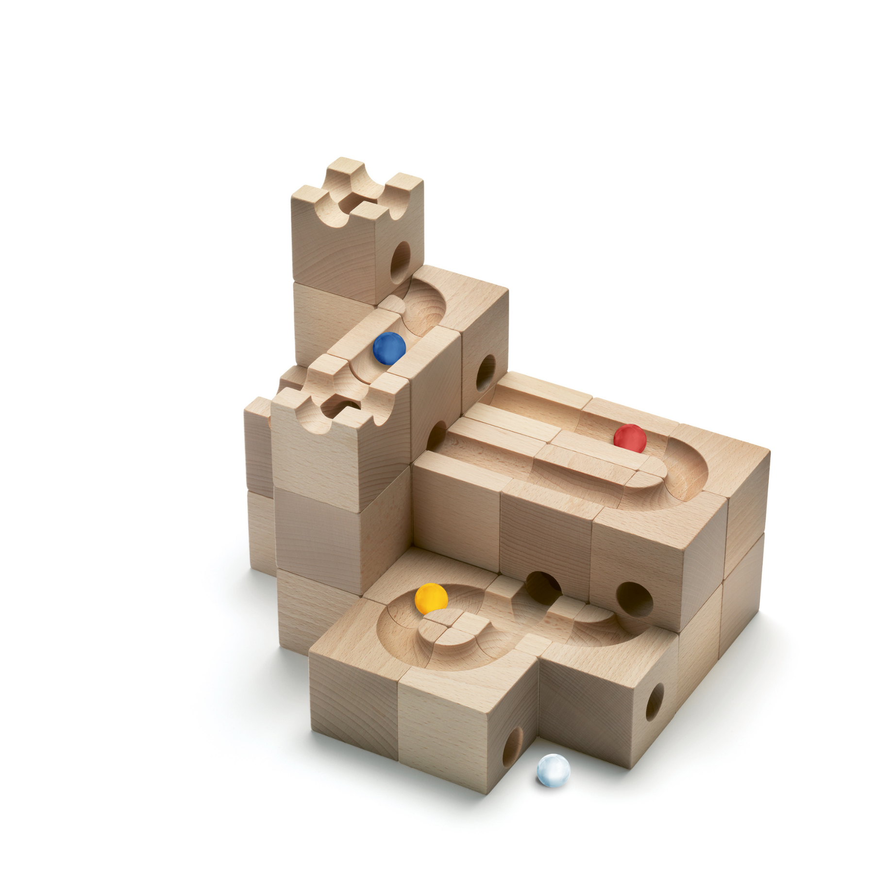 Cuboro STANDARD 32 - Kugelbahn - mittlere Starter Set - LeoBabys