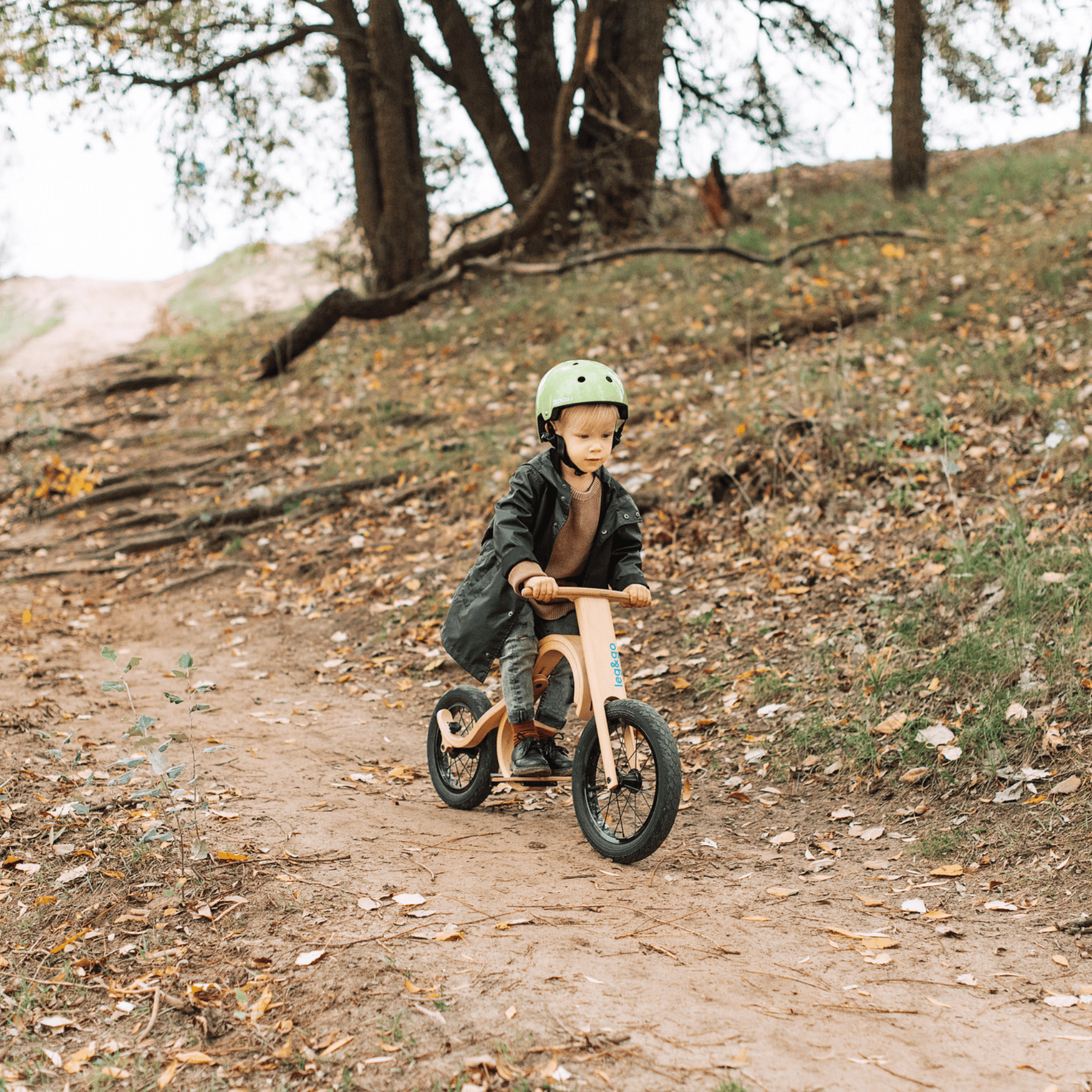 Downhill Erweiterung mit Bremse für Balance Bike 3in1 - LeoBabys