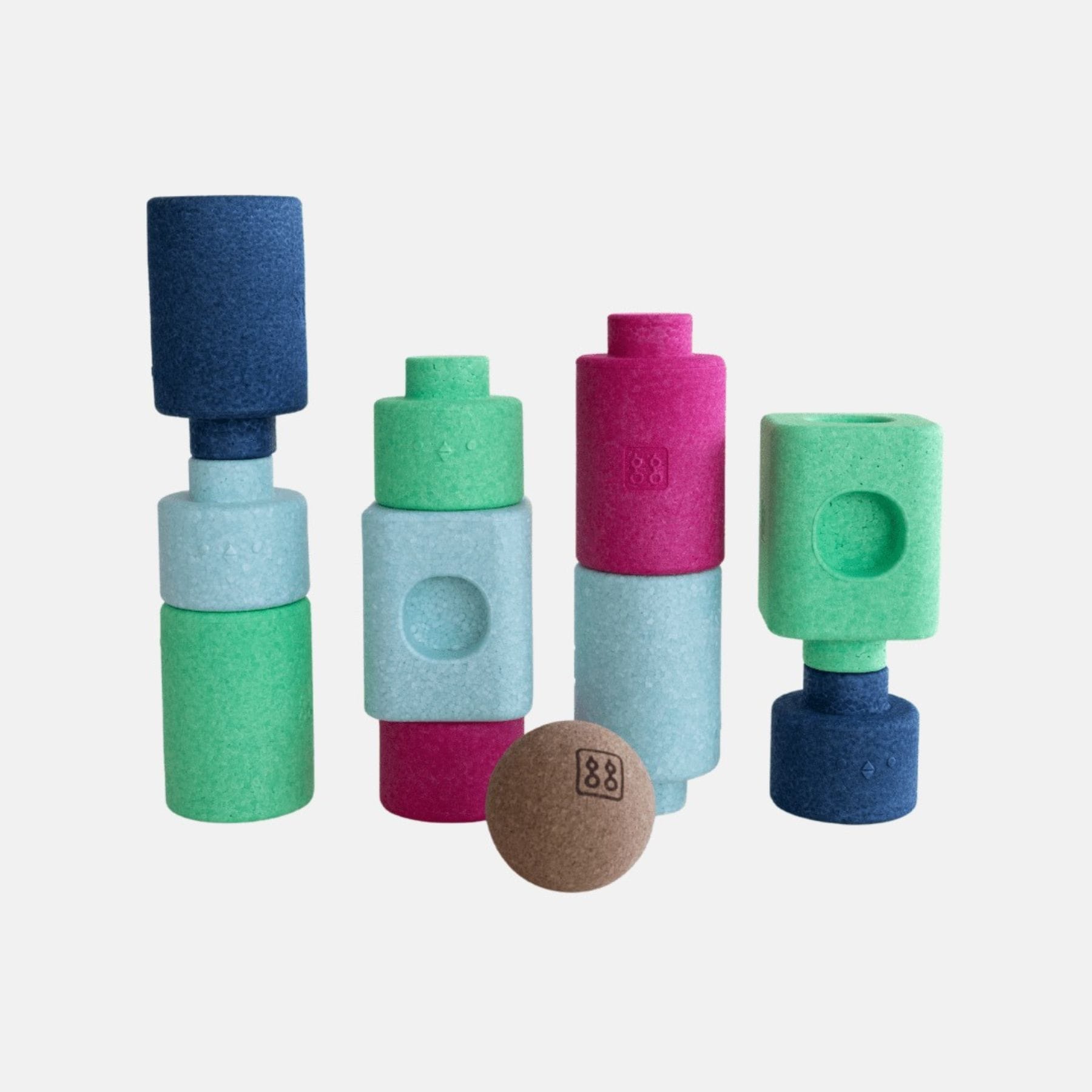 Kreativbausteine FANTASIFYR 11 Teile | bygge Schaumstoffbausteine - LeoBabys