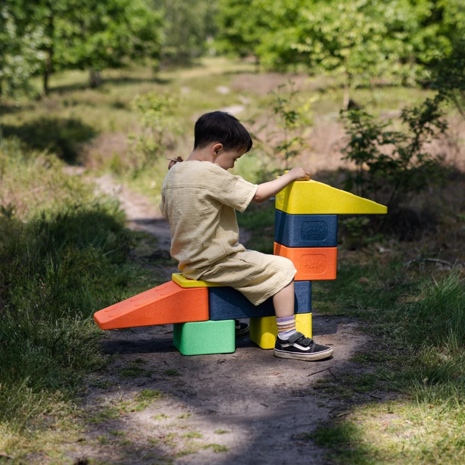 FARVESPIL bygge Starterset 12 XXL Schaumstoffbausteine | Bauklötze großformatig