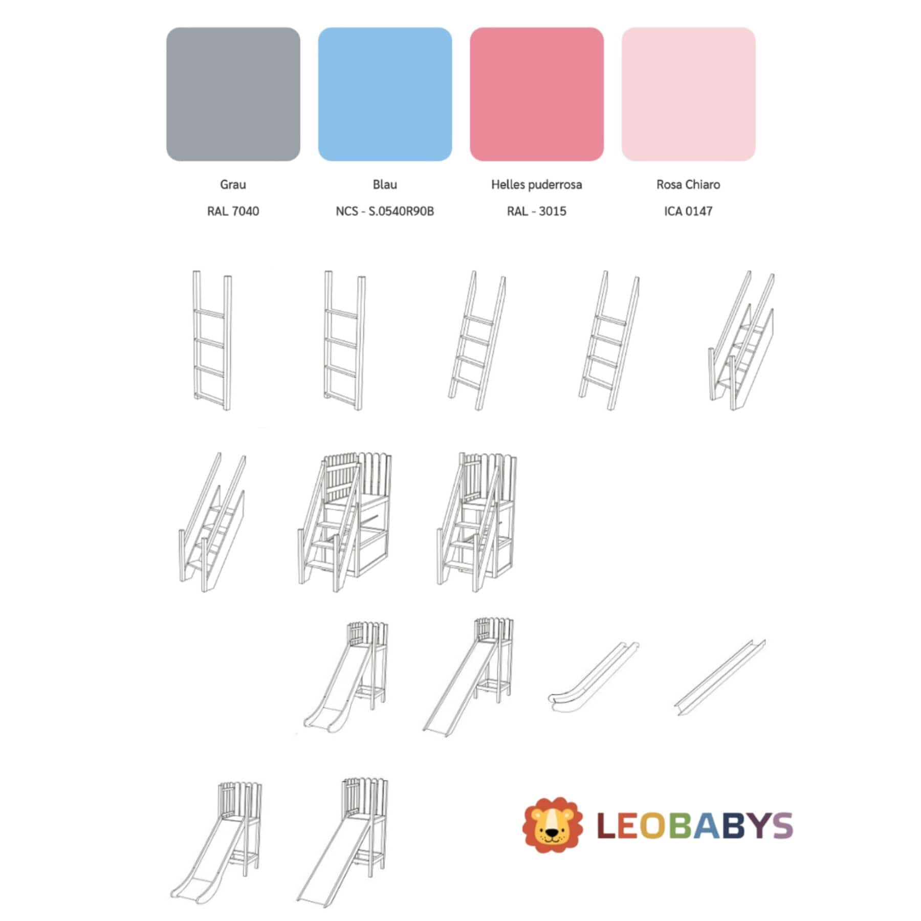 Kinderbett Hochbett Hausbett Individuell - LeoBabys