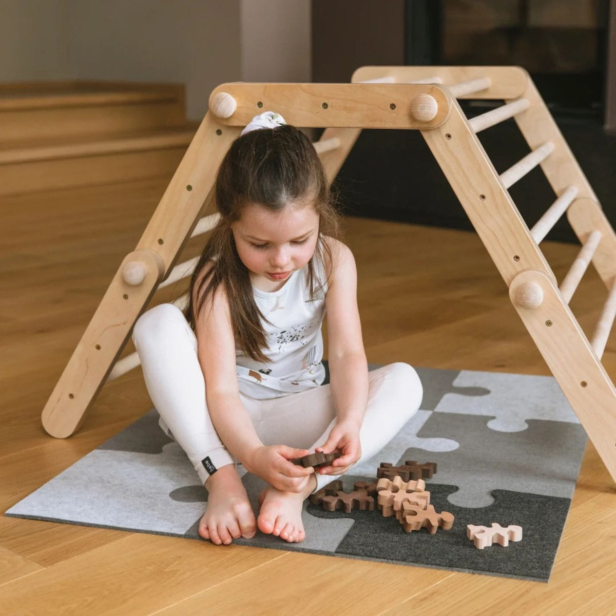 Kletterzubehör ette tete Filz-Puzzle-Spielmatte für Klettergerüst und CUBITRI