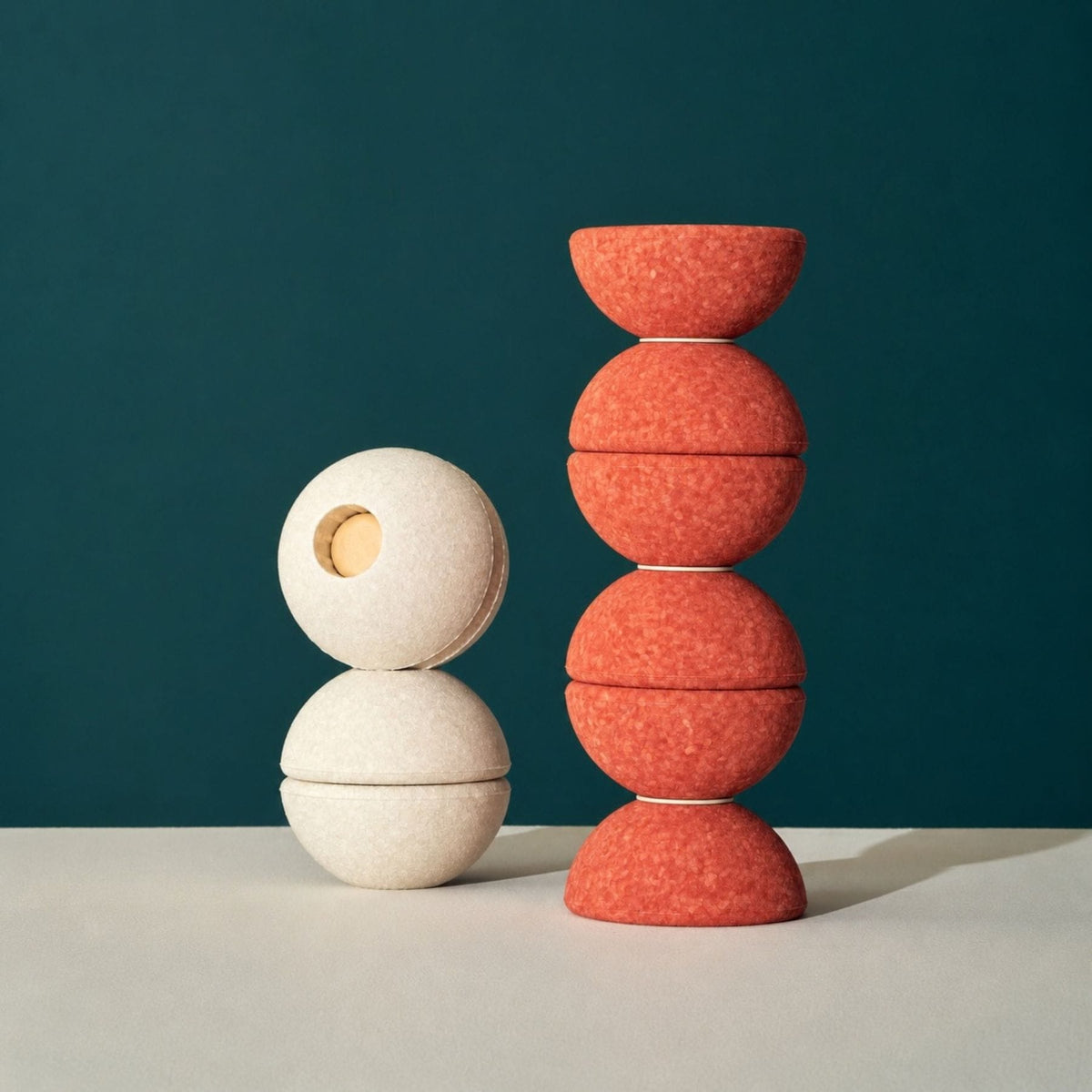 Bewegungsspielzeug MODU Schaumstoffbälle 3er-Set - Ballspiel, Trittsteine & Bausteine