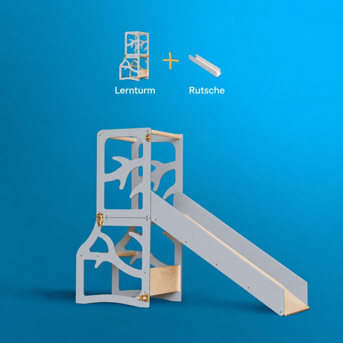 Learning Tower Lernturm für Kinder Montessori Mehrzweck Lernturm wandelbarer aus Holz