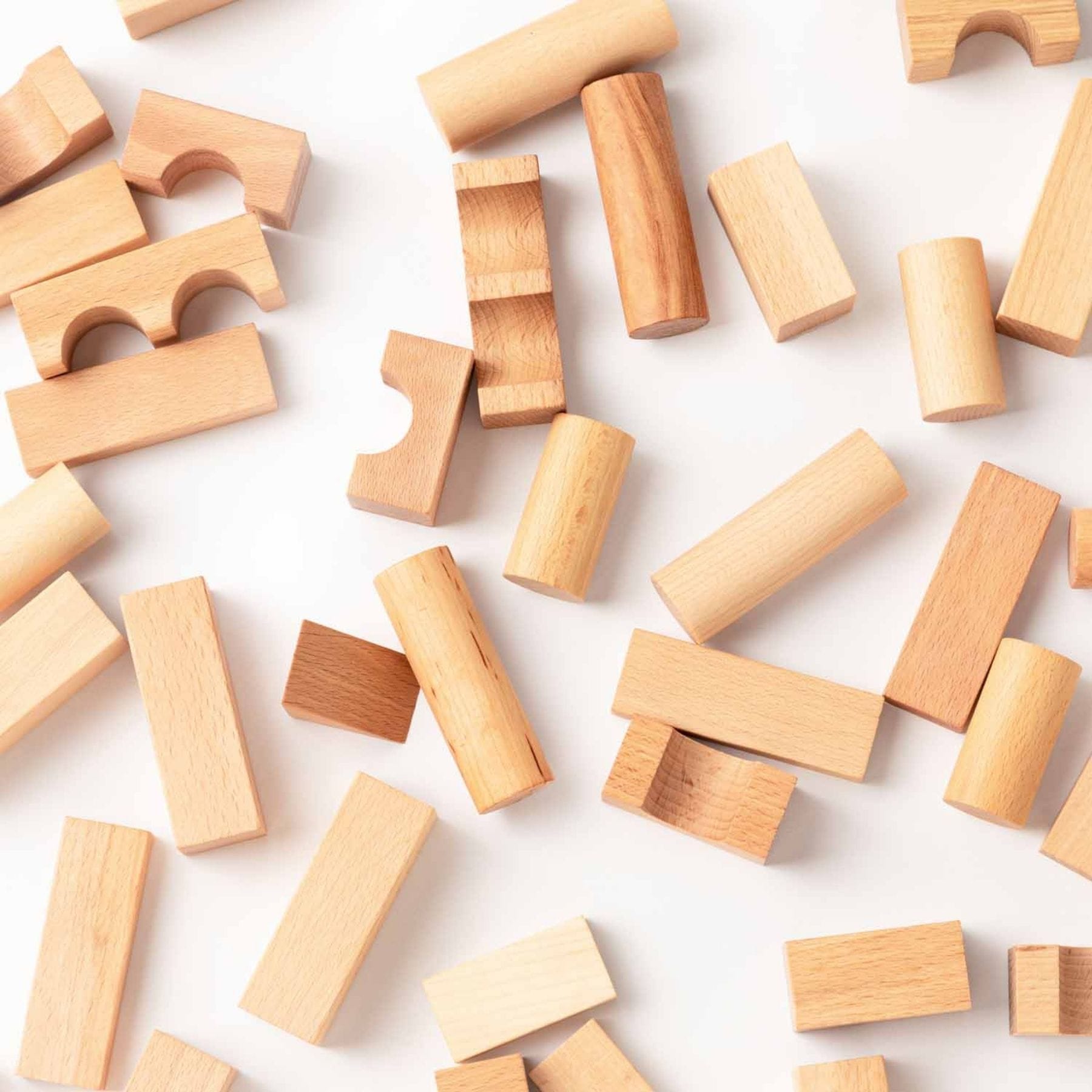 Holzbausteine 100 Teile im Beutel | Wooden Story