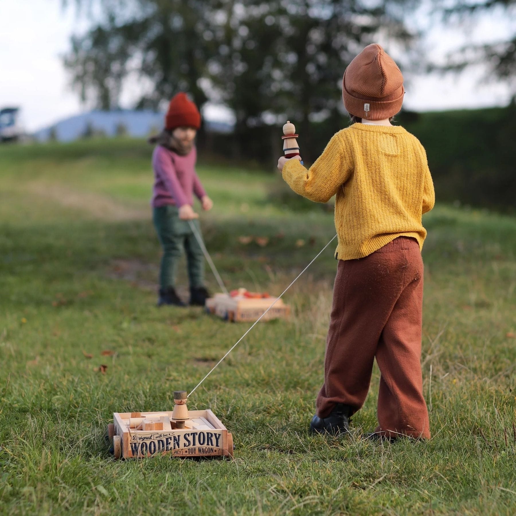 Holztrolley - Lauflernwagen & Spielzeug-Trolley aus Holz | Wooden Story