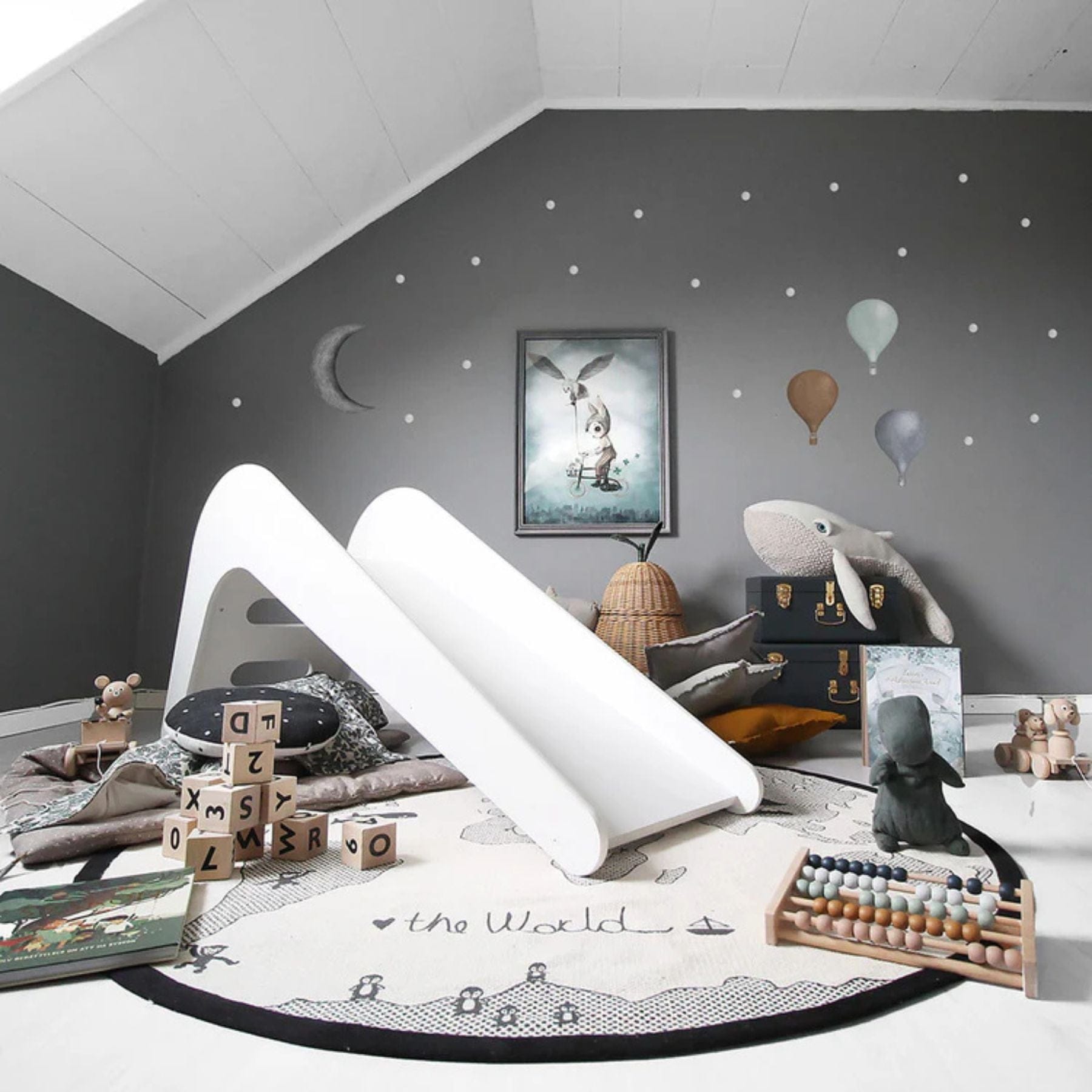 Kinderrutsche – Indoor Holzrutsche (145 cm)