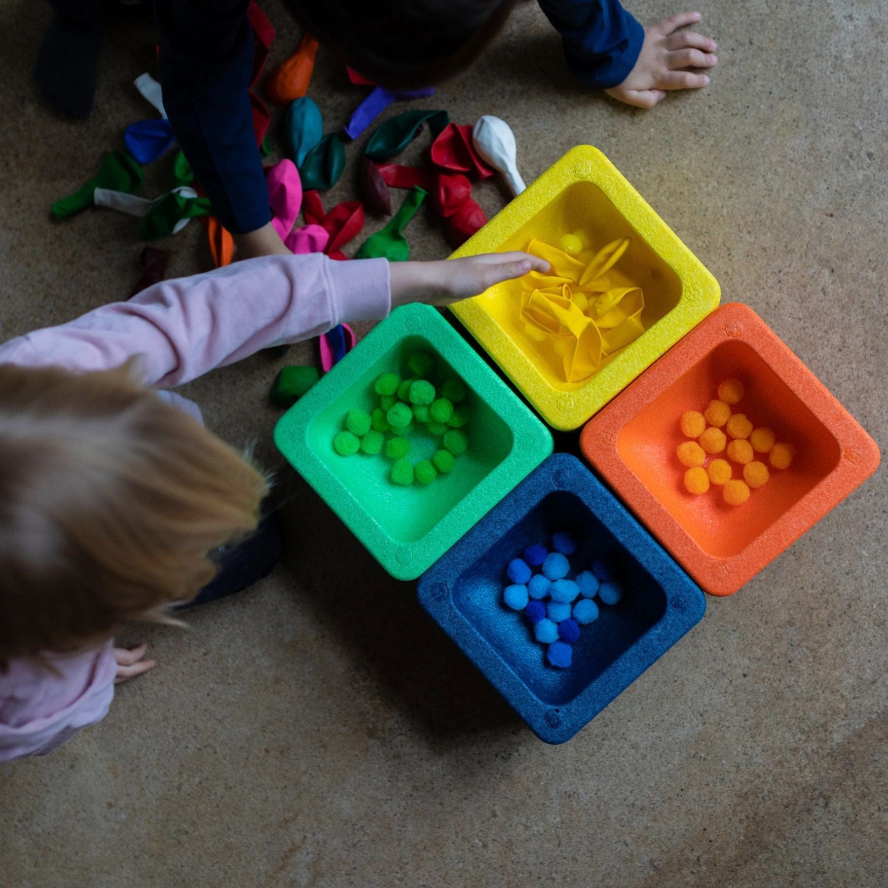 KREATIVFYR bygge Set 24 XXL Schaumstoffbausteine | Bauklötze großformatig